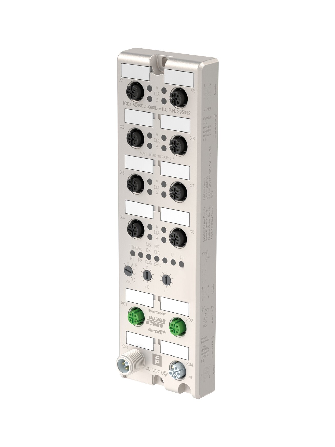 Pepperl+Fuchs ICE11-8IOL-G60L-V1D (70146527) IO-Link master
