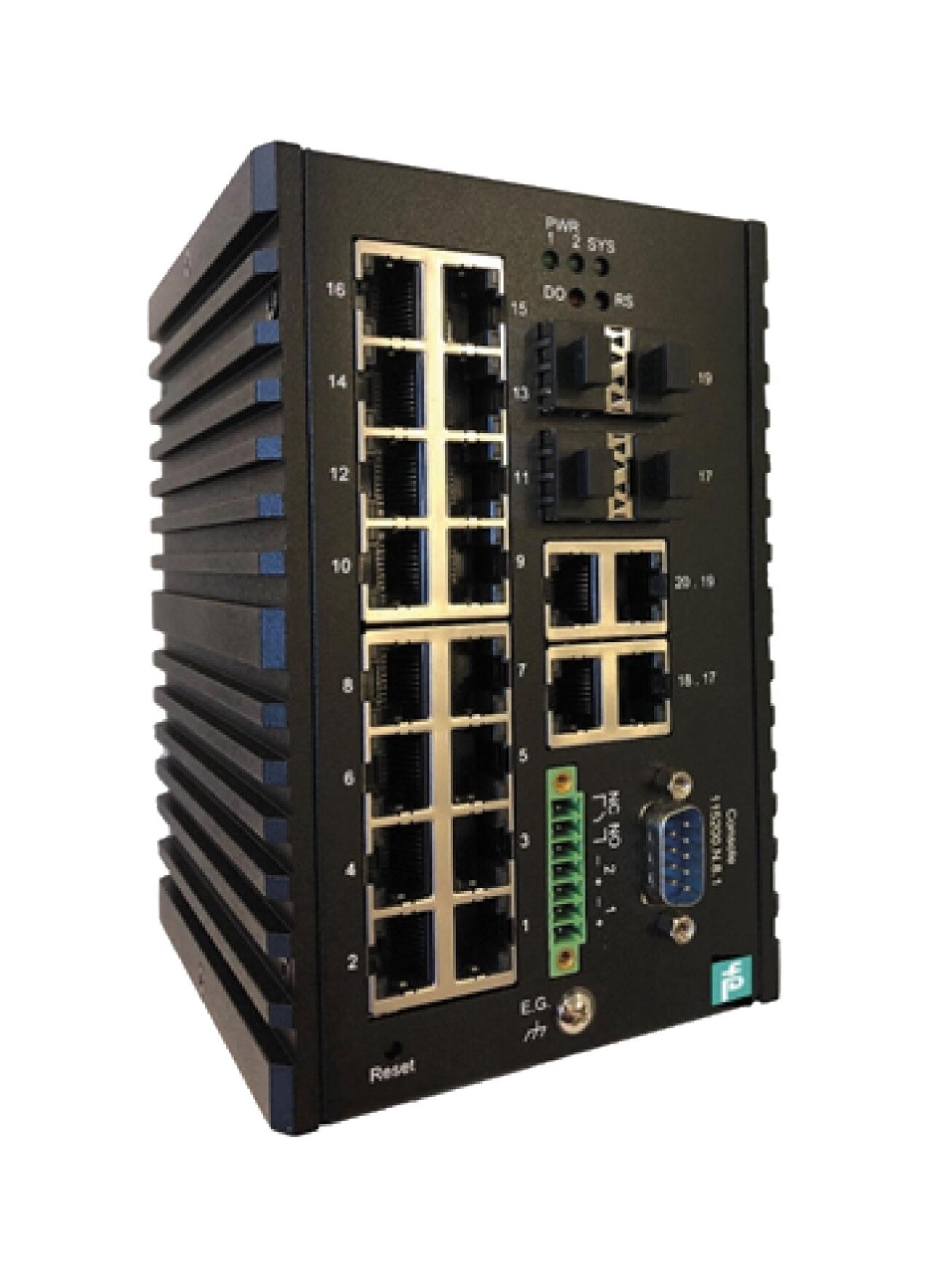 Pepperl+Fuchs ICRL-M-16RJ45/4CP-G-DIN (70114060) Managed Ethernet switch