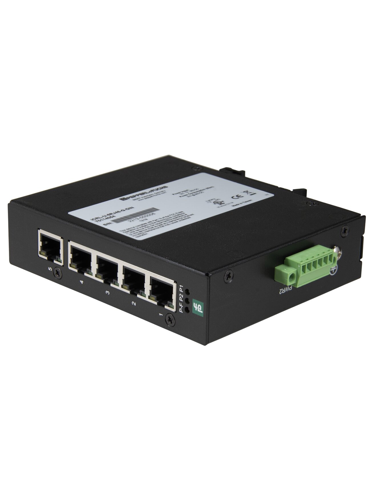 Pepperl+Fuchs ICRL-U-5RJ45-G-DIN (70114054) Unmanaged Ethernet switch