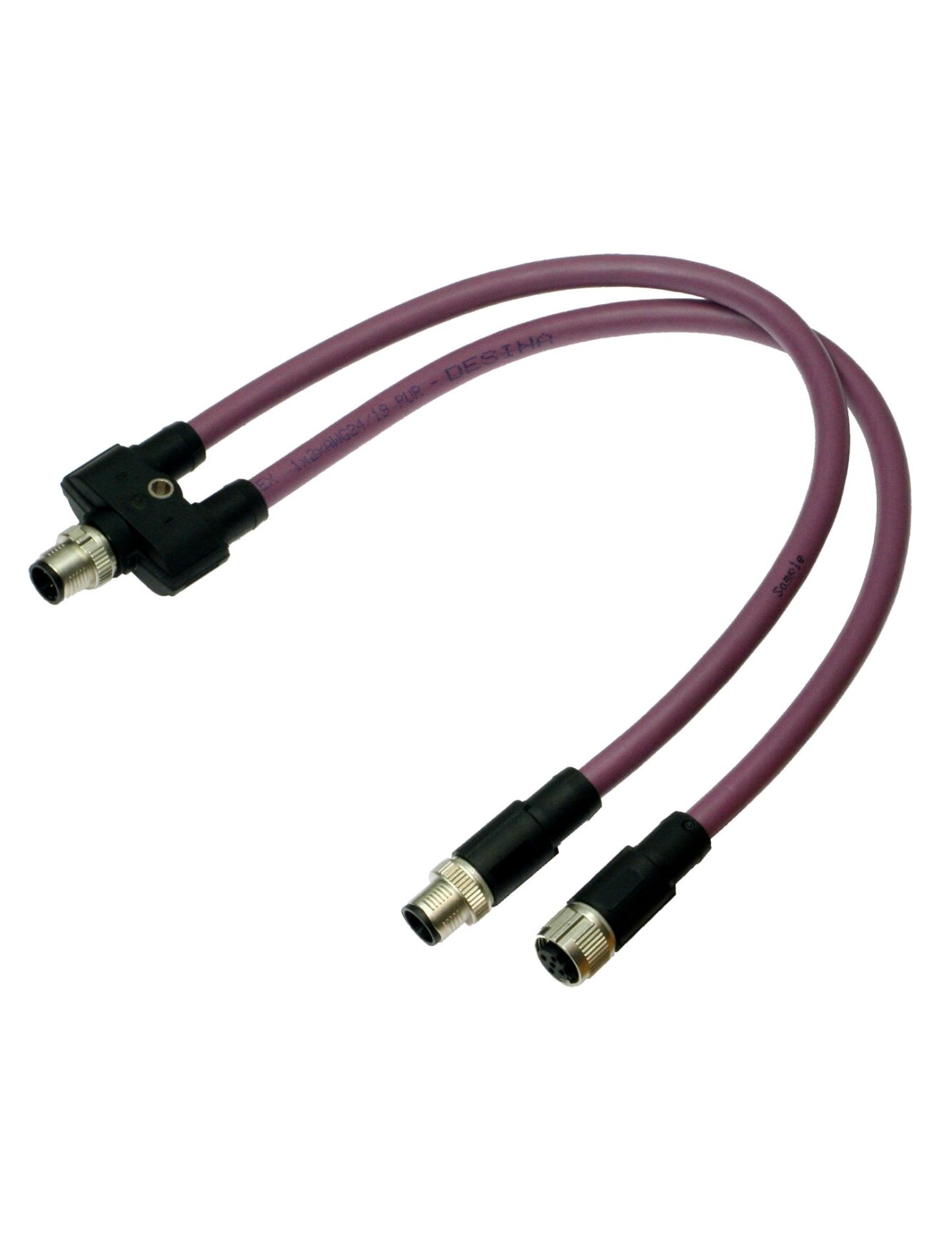 Pepperl+Fuchs ICZ-3T-0,3M-PUR ABG-V15B-G (249684) PROFIBUS Y-connection cable Pepperl+Fuchs ICZ-3T-0,3M-PUR ABG-V15B-G (249684) PROFIBUS Y-connection cable