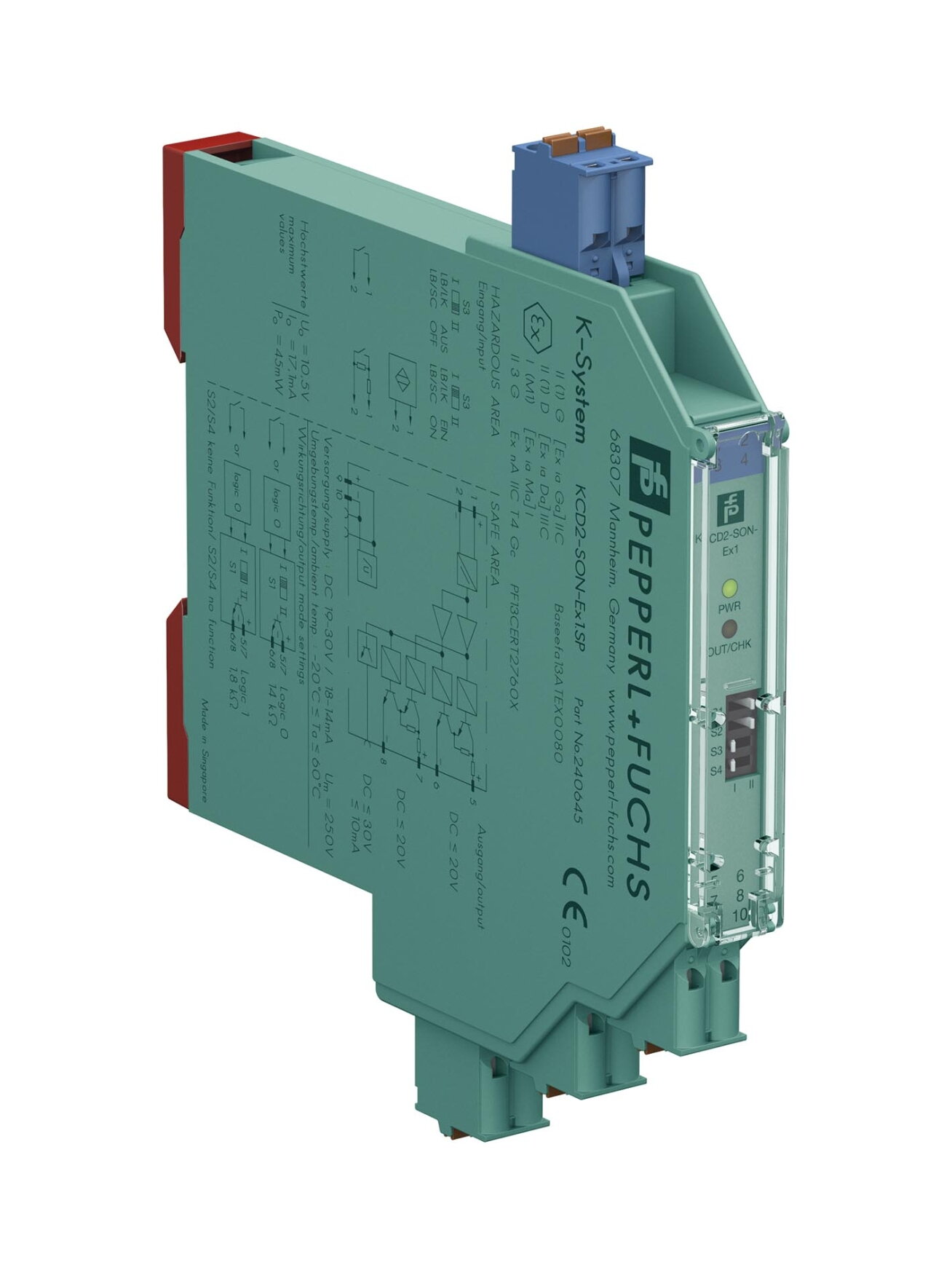 Pepperl+Fuchs KCD2-SON-EX1.SP (240645) Isolated switch amplifier