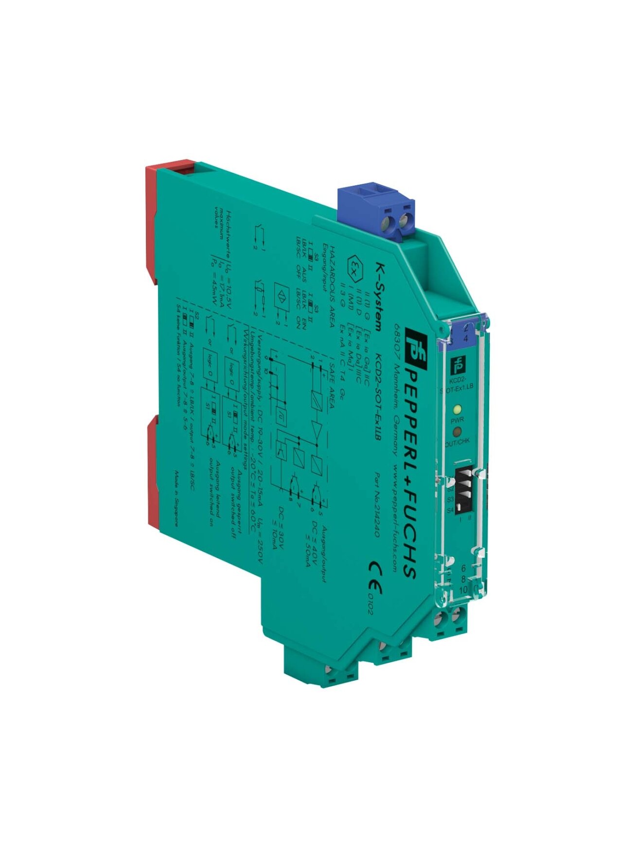 Pepperl+Fuchs KCD2-SOT-EX1.LB (214240) Isolated switch amplifier