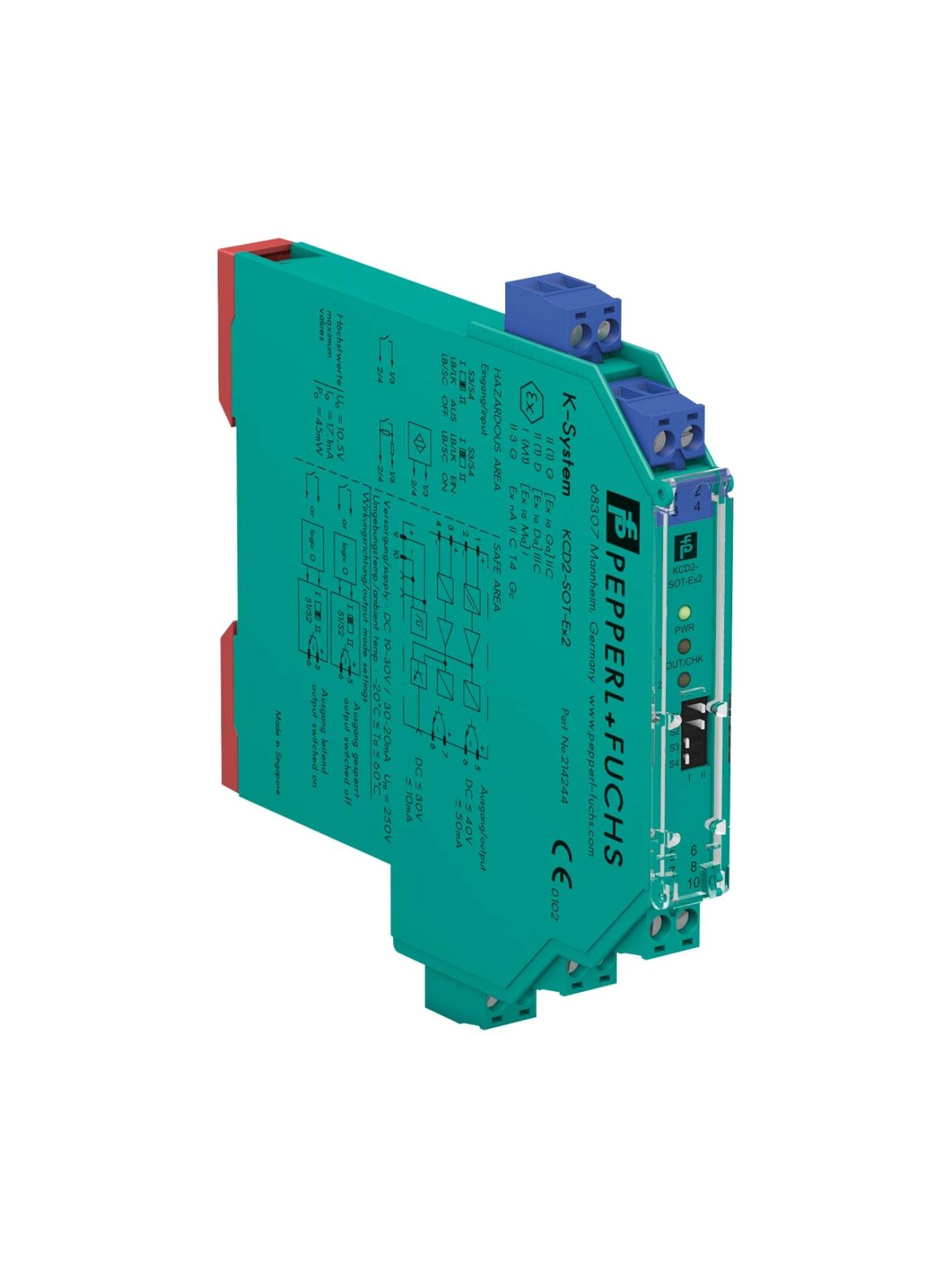 Pepperl+Fuchs KCD2-SOT-EX2 (214244) Isolated switch amplifier