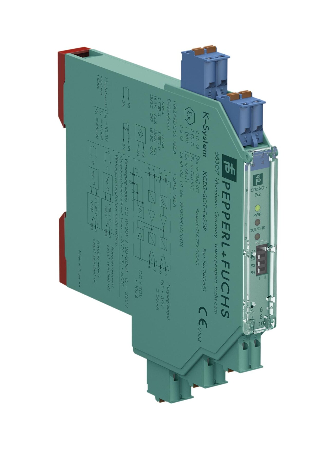 Pepperl+Fuchs KCD2-SOT-EX2.SP (240651) Isolated switch amplifier