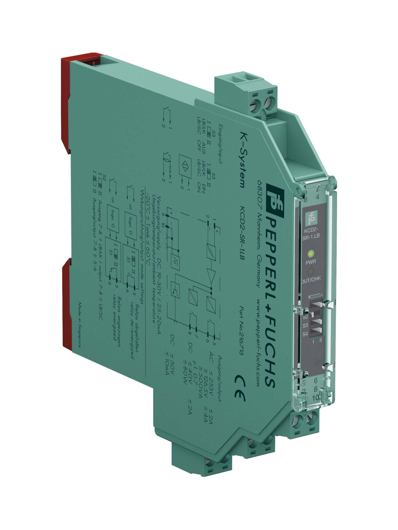 Pepperl+Fuchs KCD2-SR-1.LB (70112146) Switch amplifier
