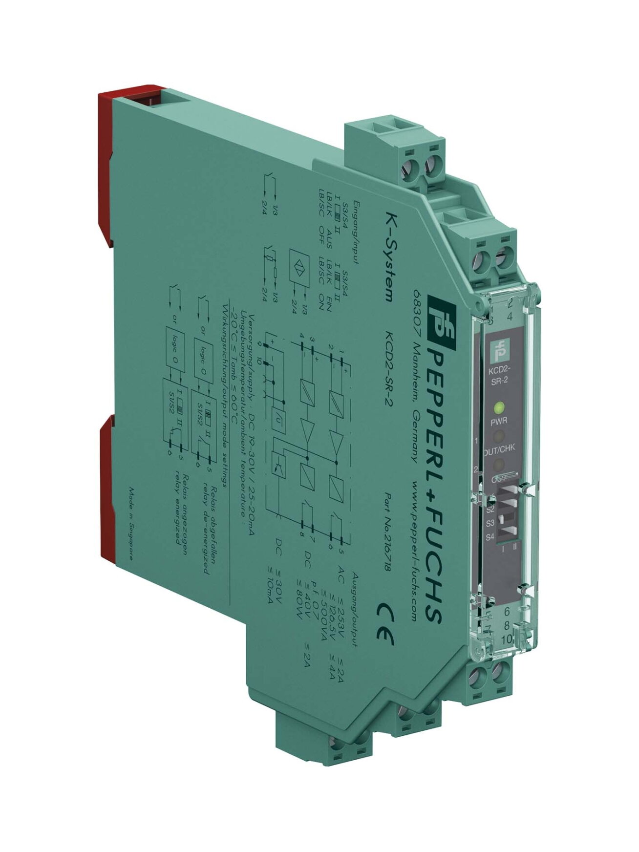 Pepperl+Fuchs KCD2-SR-2 (70112148) Switch amplifier