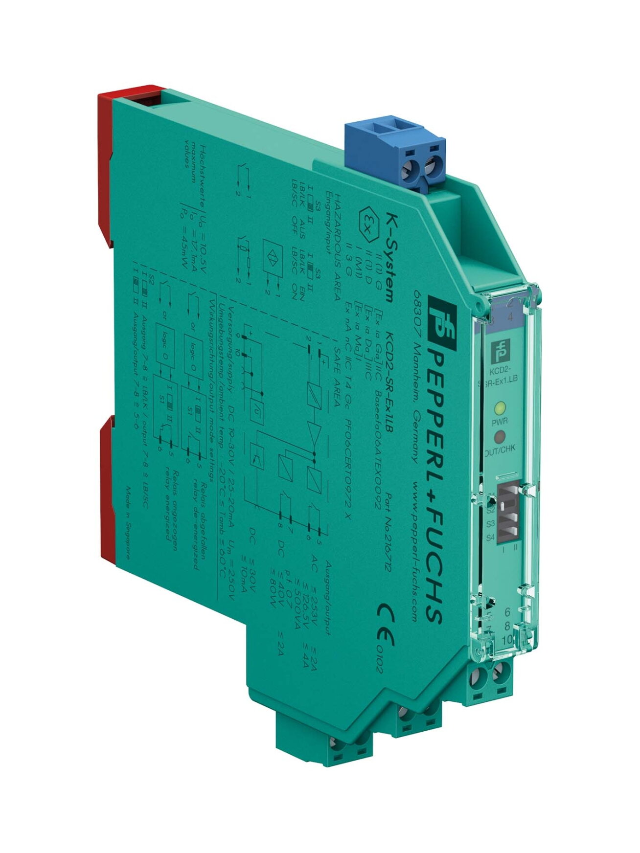 Pepperl+Fuchs KCD2-SR-EX1.LB (70112151) Switch amplifier