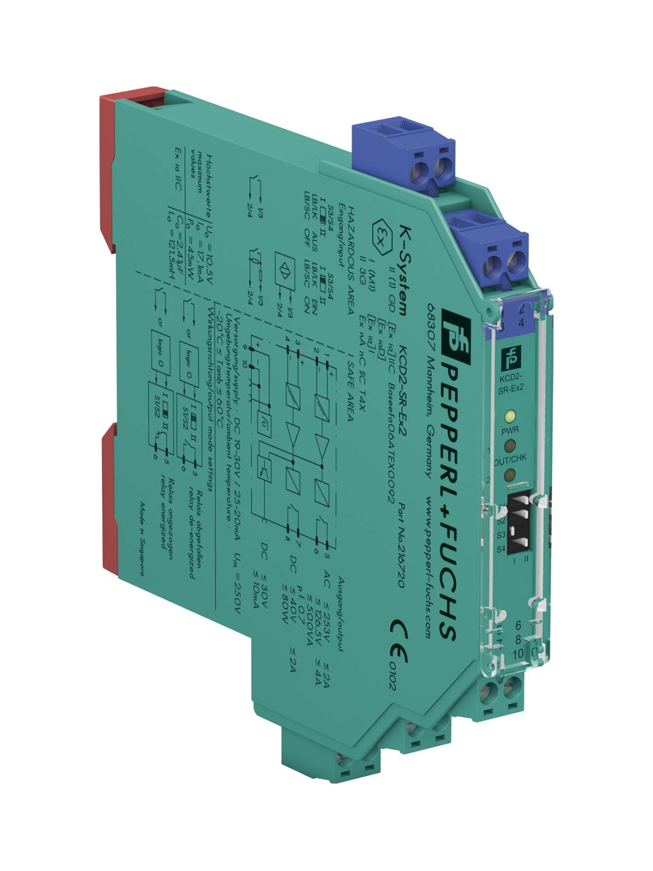 Pepperl+Fuchs KCD2-SR-EX2 (70112153) Switch amplifier