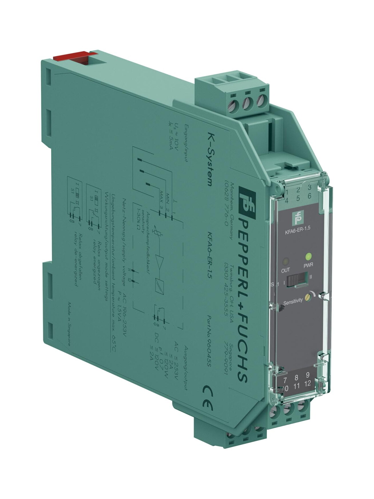 Pepperl+Fuchs KFA6-ER-1.5 (096045) Electrode relay