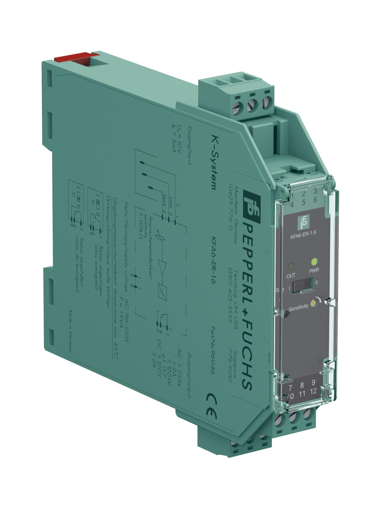 Pepperl+Fuchs KFA6-ER-1.6 (096046) Electrode relay