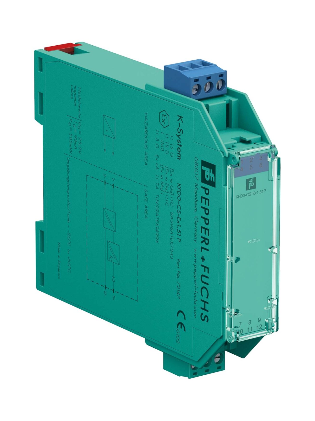 Pepperl+Fuchs KFD0-CS-EX1.51P (294980) Repeater Pepperl+Fuchs KFD0-CS-EX1.51P (294980) Repeater