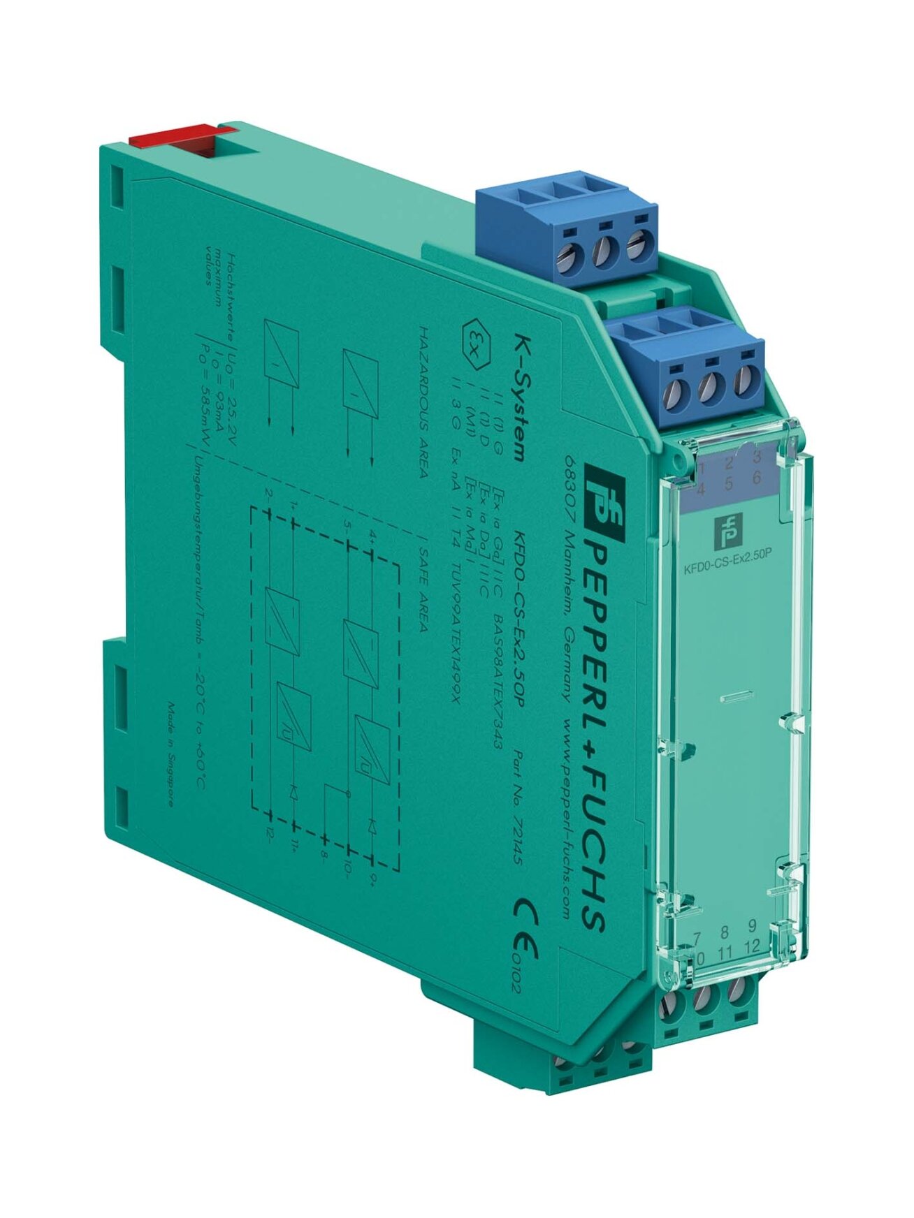 Pepperl+Fuchs KFD0-CS-EX2.50P (294983) Repeater Pepperl+Fuchs KFD0-CS-EX2.50P (294983) Repeater