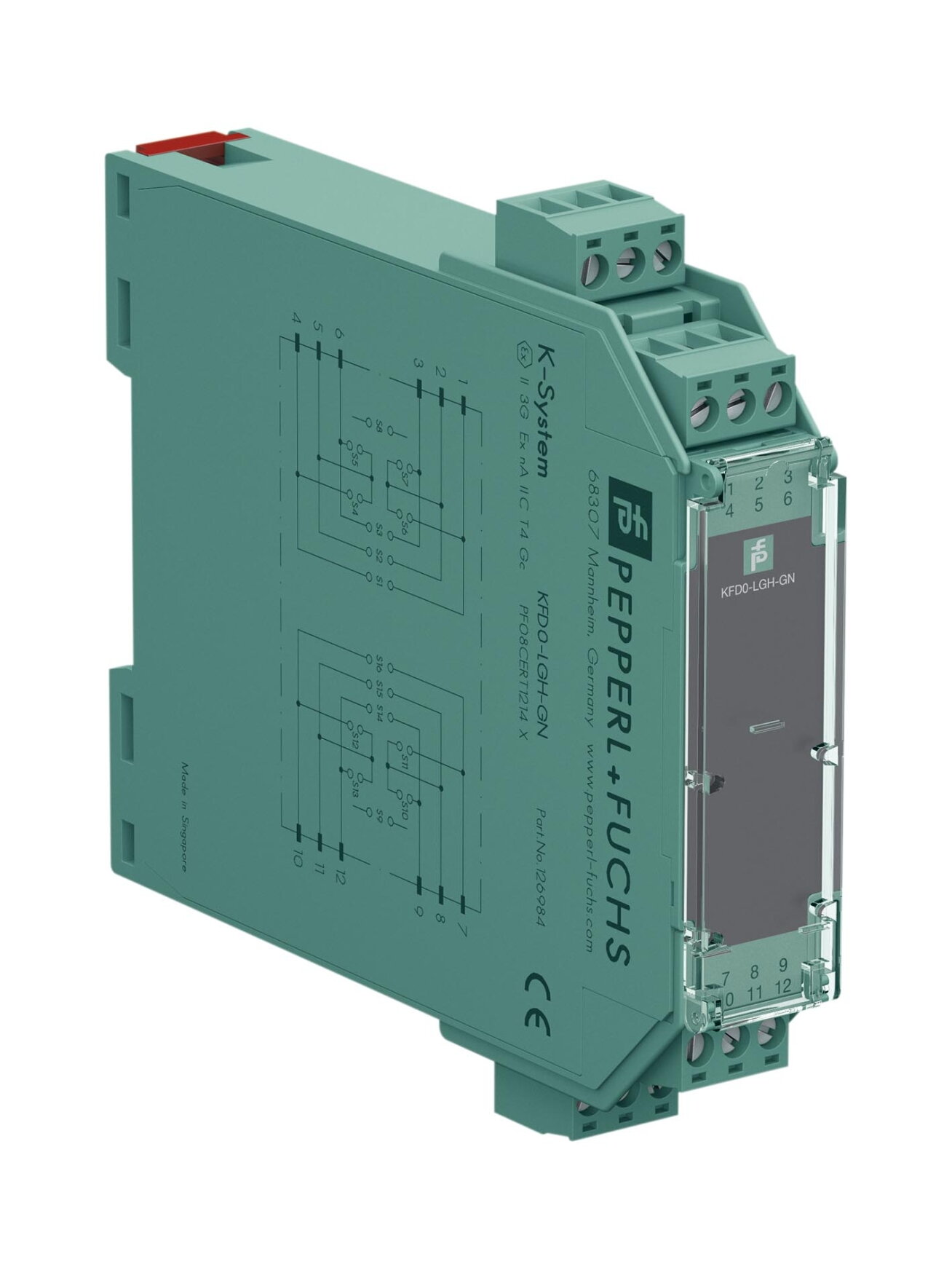 Pepperl+Fuchs KFD0-LGH-GN (126984) K-System dummy module