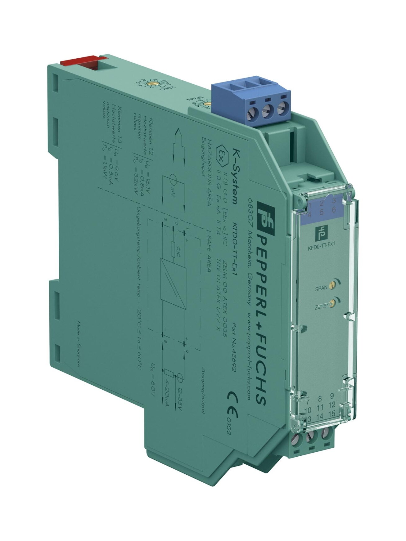 Pepperl+Fuchs KFD0-TT-EX1 (043692) Transmitter