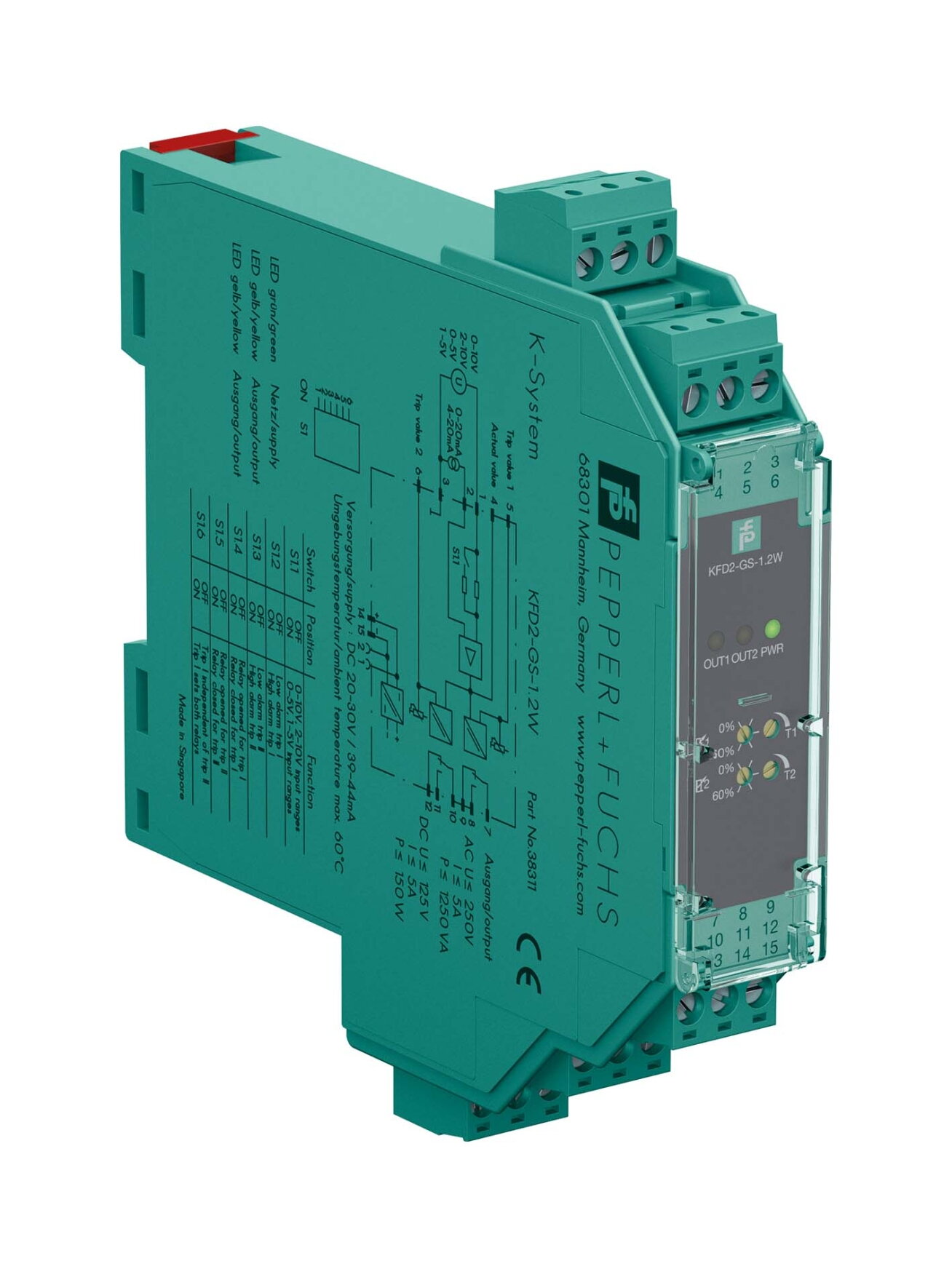Pepperl+Fuchs KFD2-GS-1.2W (292461) Limit switch