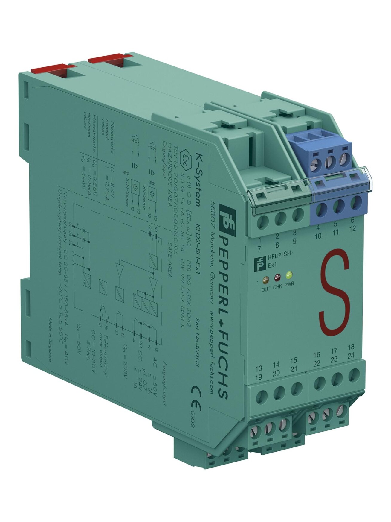 Pepperl+Fuchs KFD2-SH-EX1 (046903) Safety switch amplifier