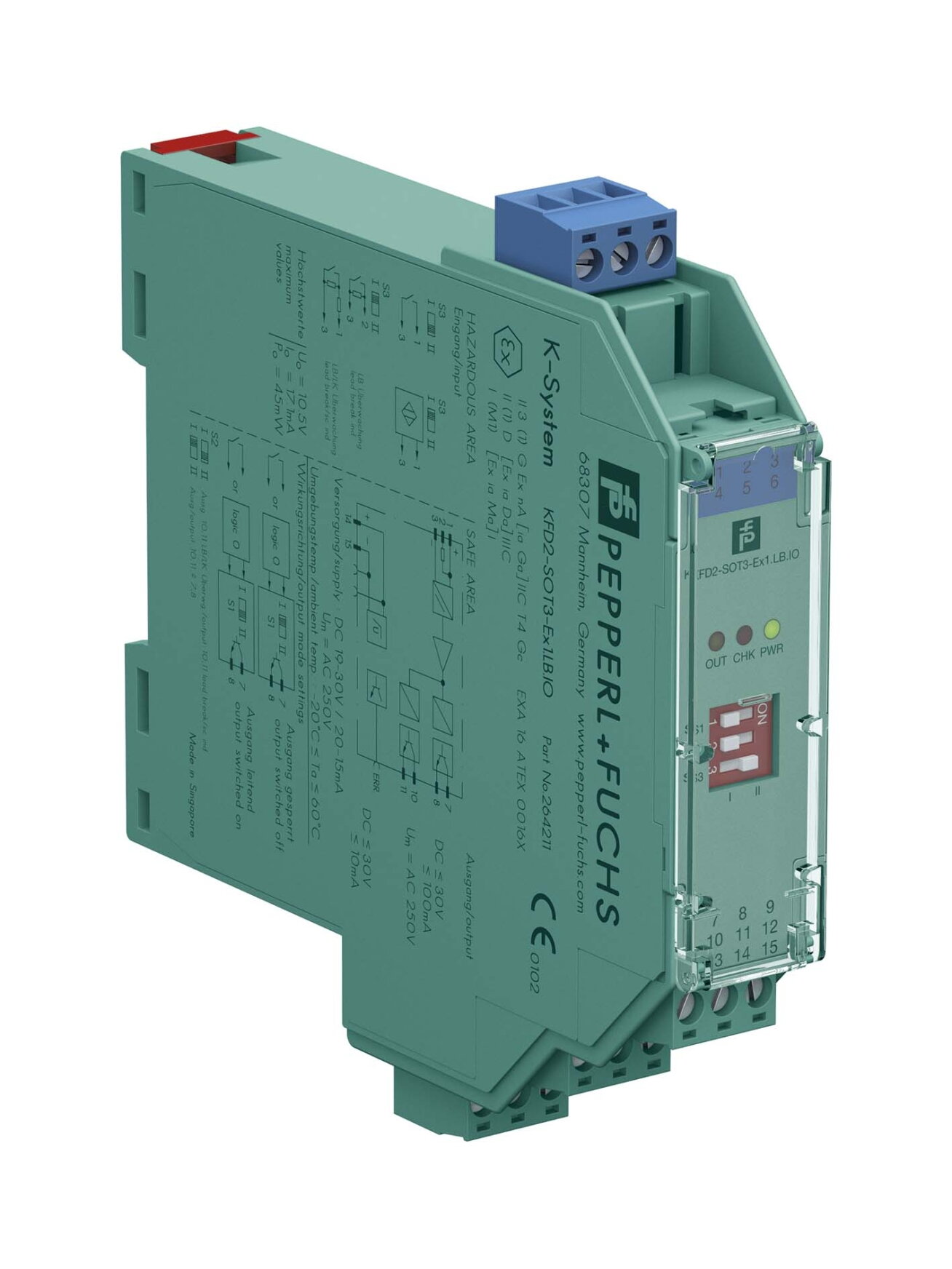 Pepperl+Fuchs KFD2-SOT3-EX1.LB.IO (264211) Switch amplifier