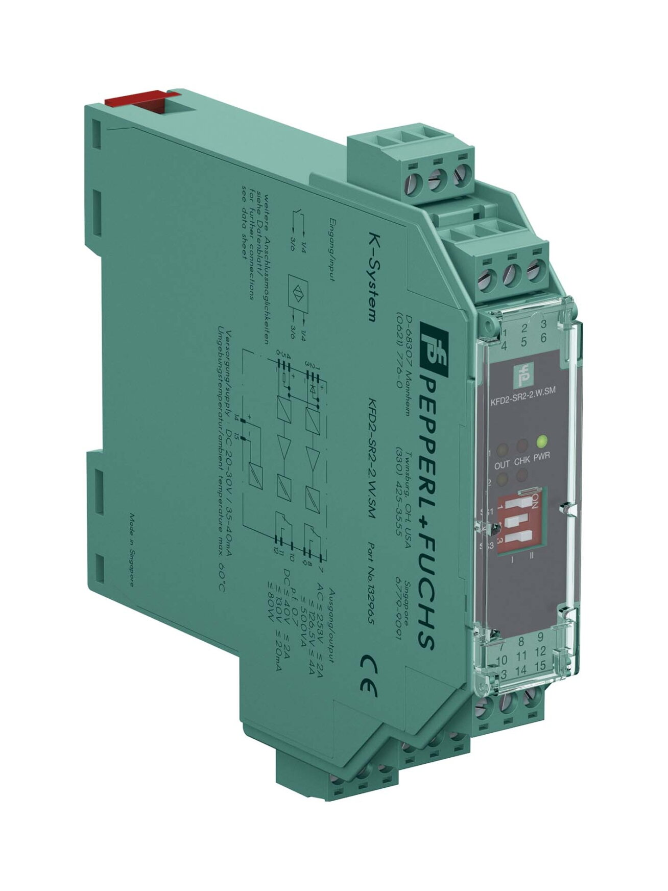 Pepperl+Fuchs KFD2-SR2-2.W.SM (132965) Standstill monitor