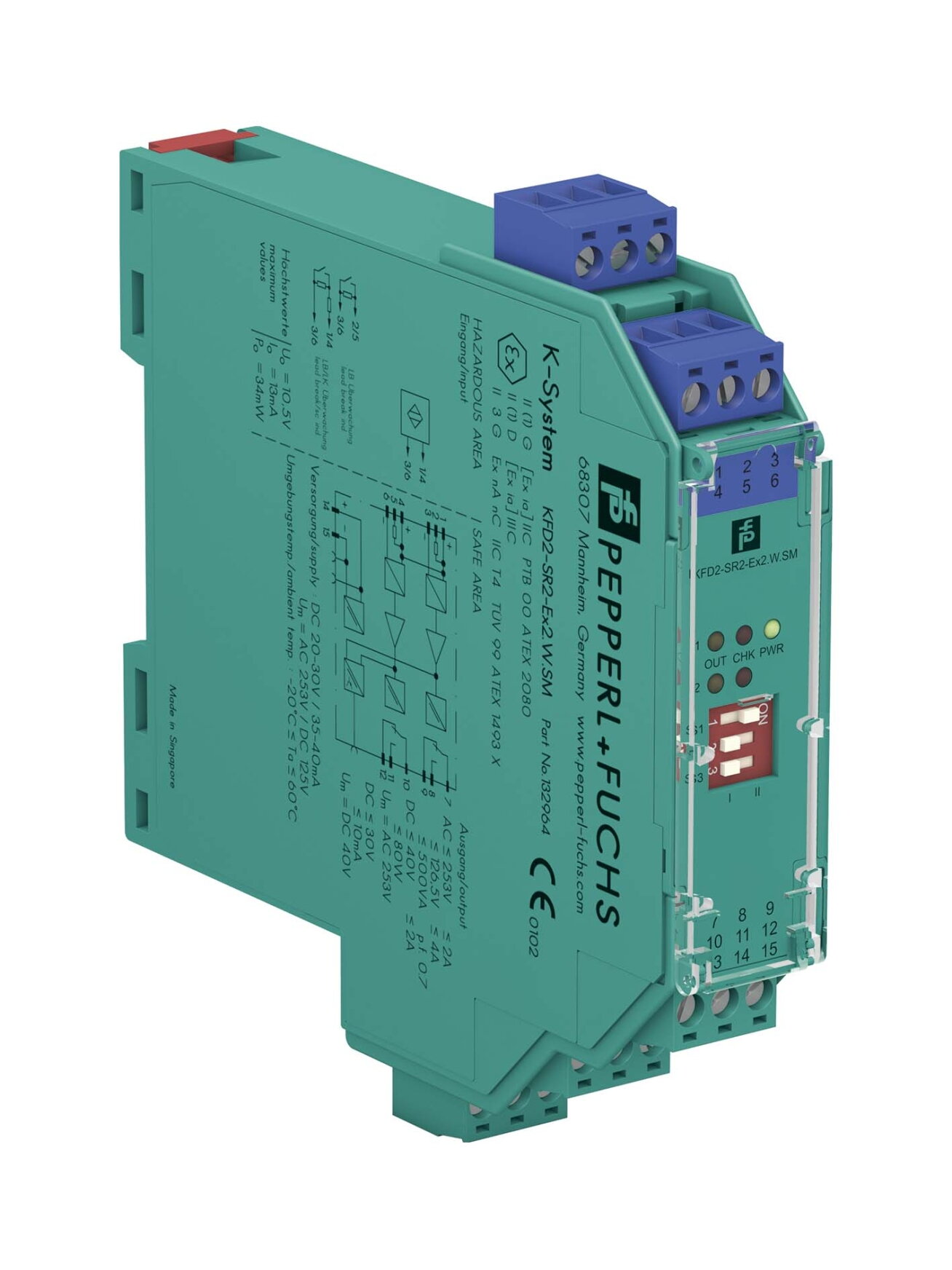 Pepperl+Fuchs KFD2-SR2-EX2.W.SM (132964) Standstill monitor