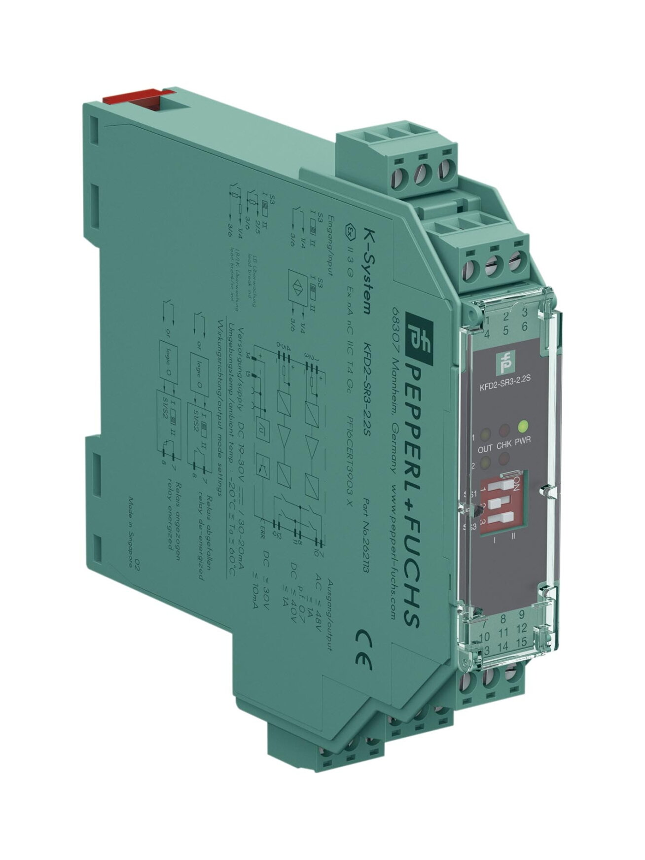 Pepperl+Fuchs KFD2-SR3-2.2S (262113) Switch amplifier