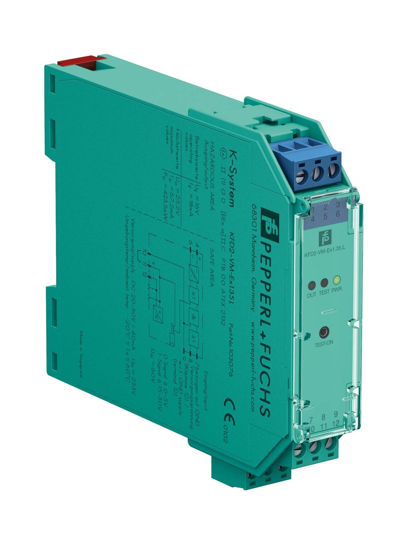 Pepperl+Fuchs KFD2-VM-EX1.35.L (103076) Valve control module