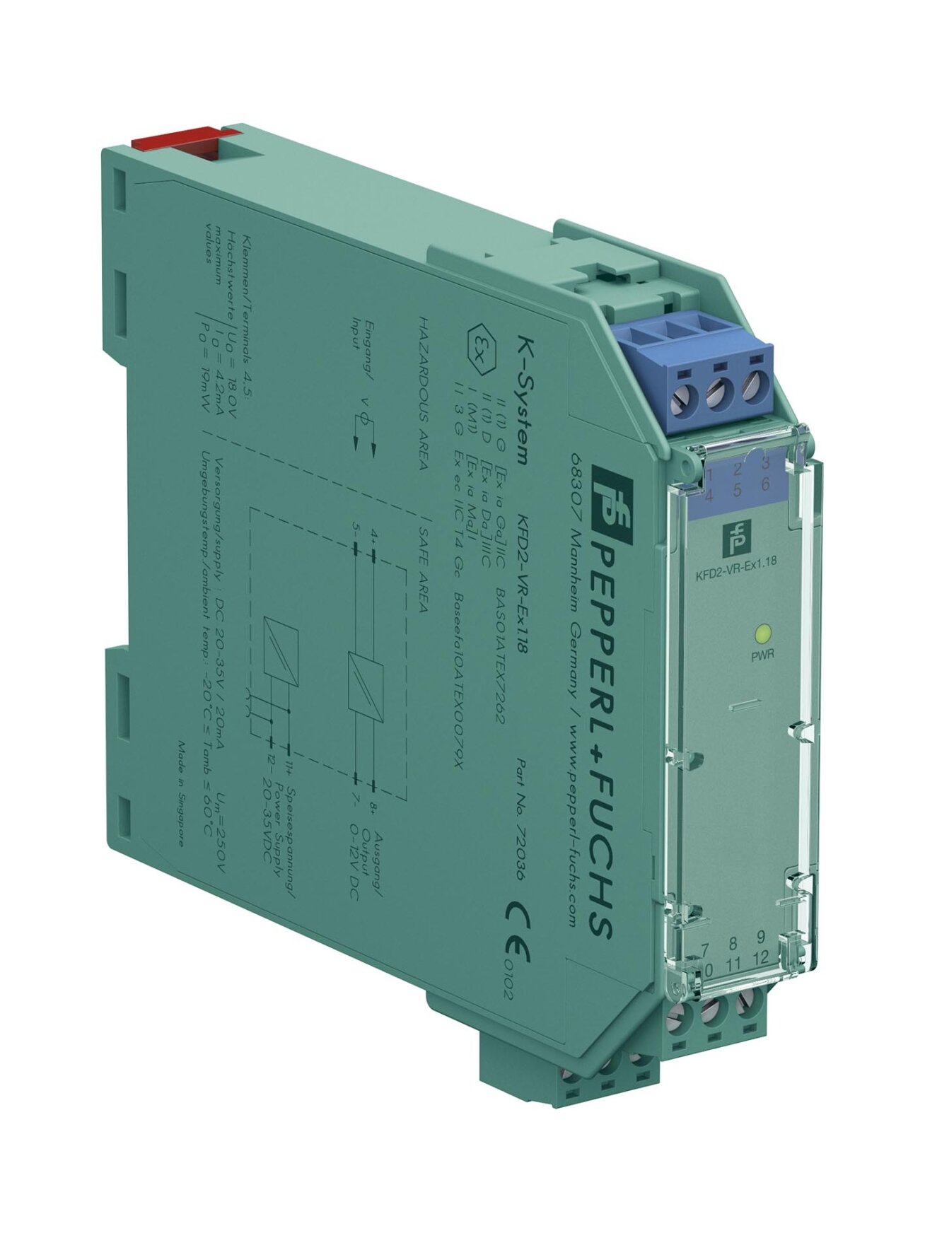 Pepperl+Fuchs KFD2-VR-EX1.18 (072036) Repeater