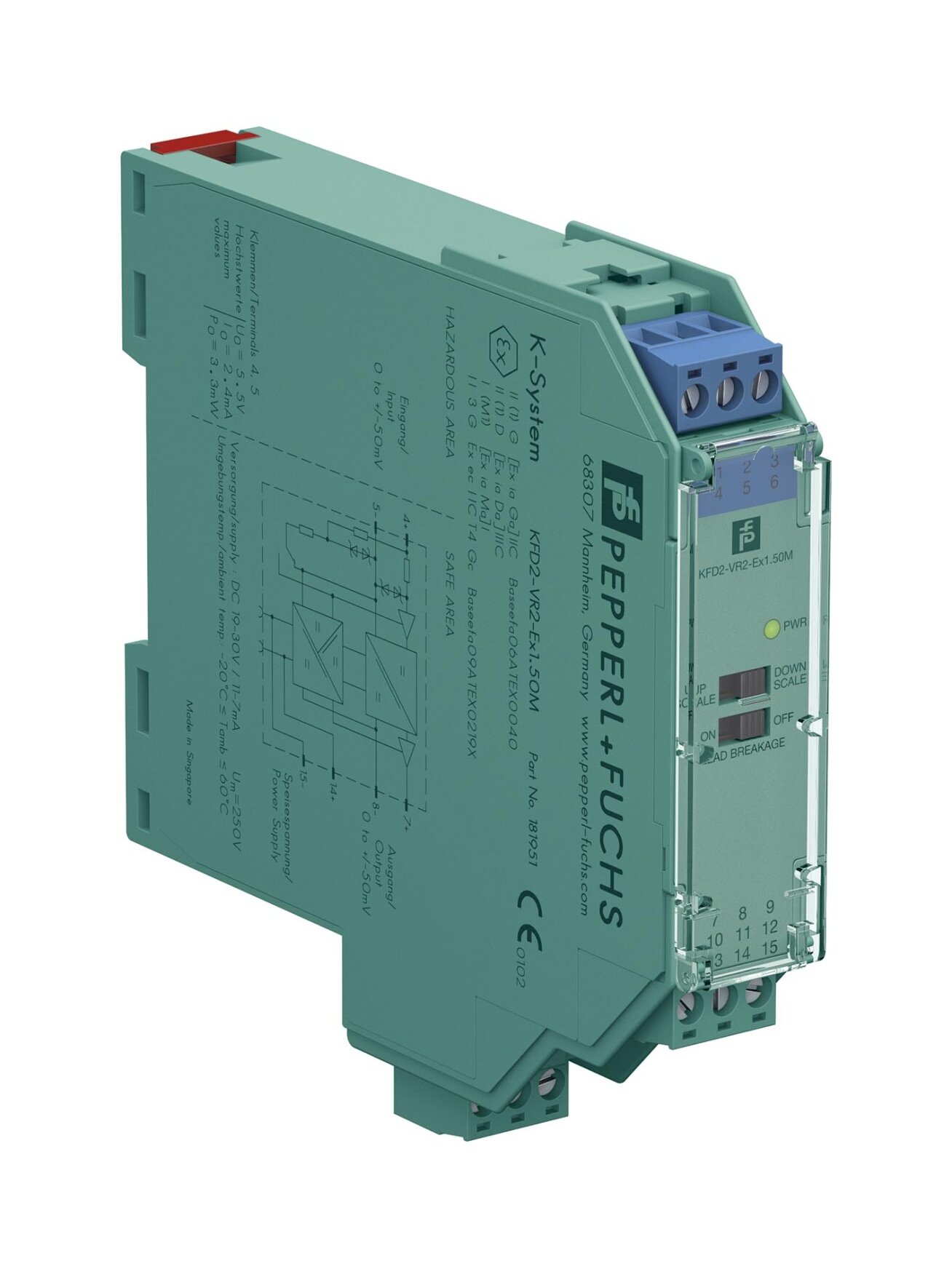 Pepperl+Fuchs KFD2-VR2-EX1.50M (181951) Repeater