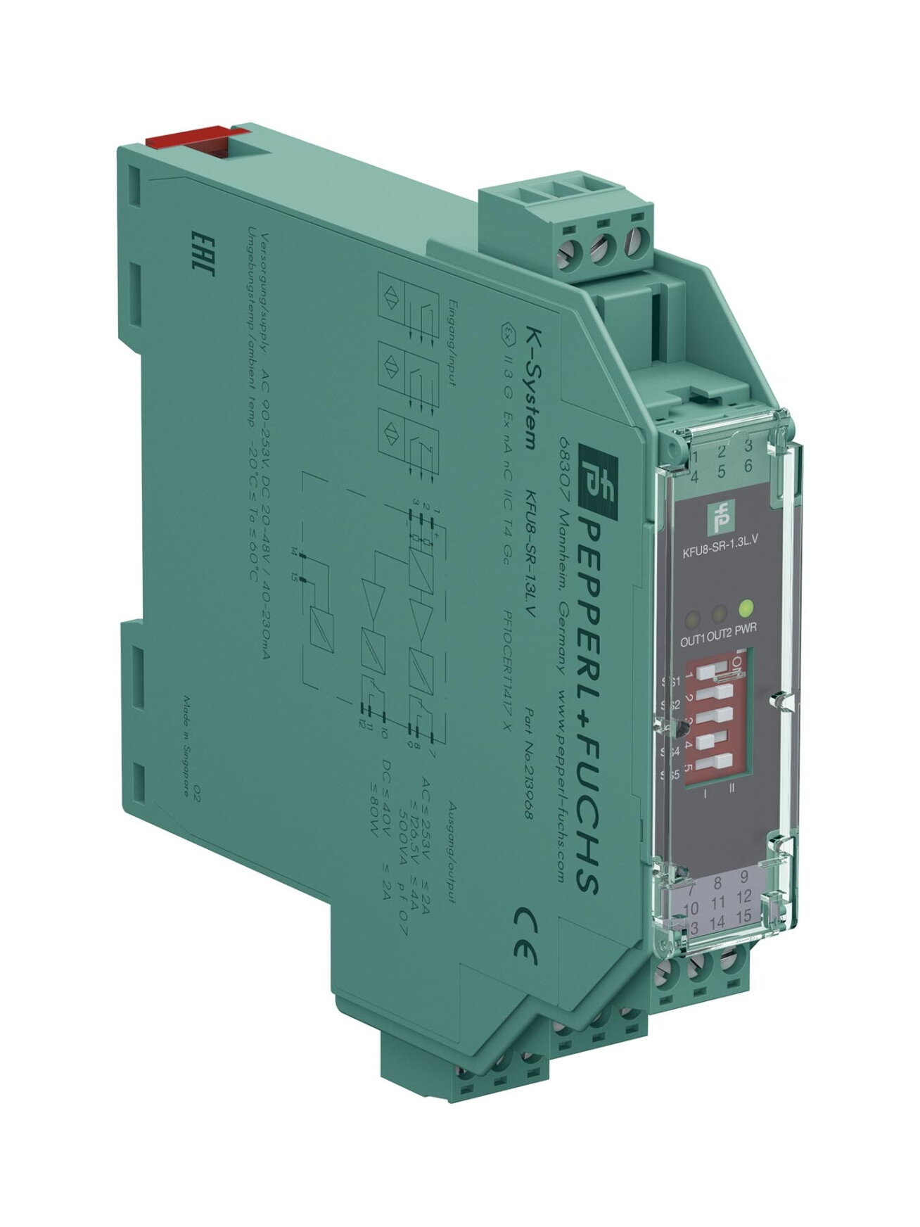Pepperl+Fuchs KFU8-SR-1.3L.V (213968) Switch amplifier