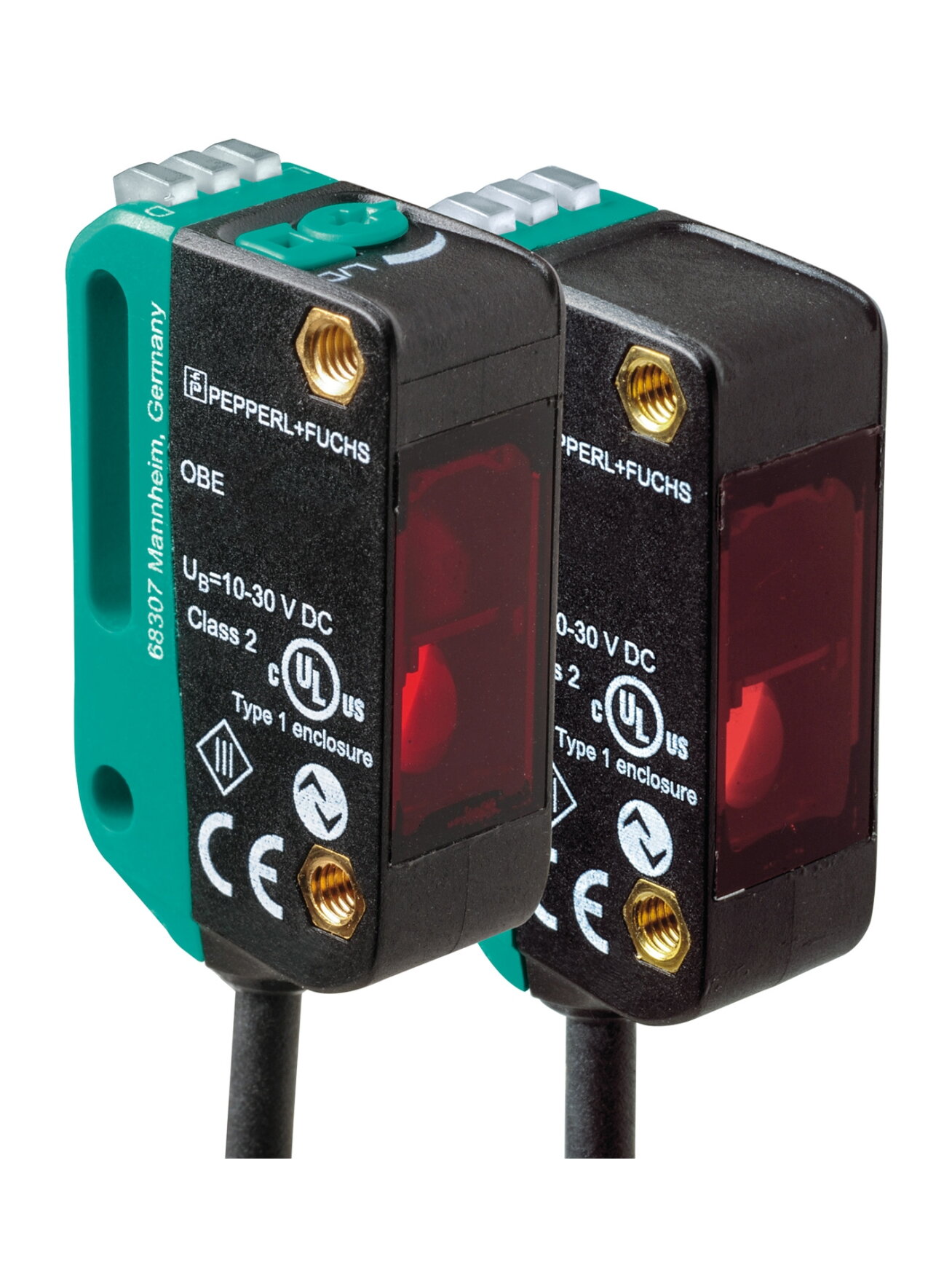 Pepperl+Fuchs OBE20M-R100-S2EP-IO-0,3M-V1-L (281006) Through-beam photoelectric sensor pair