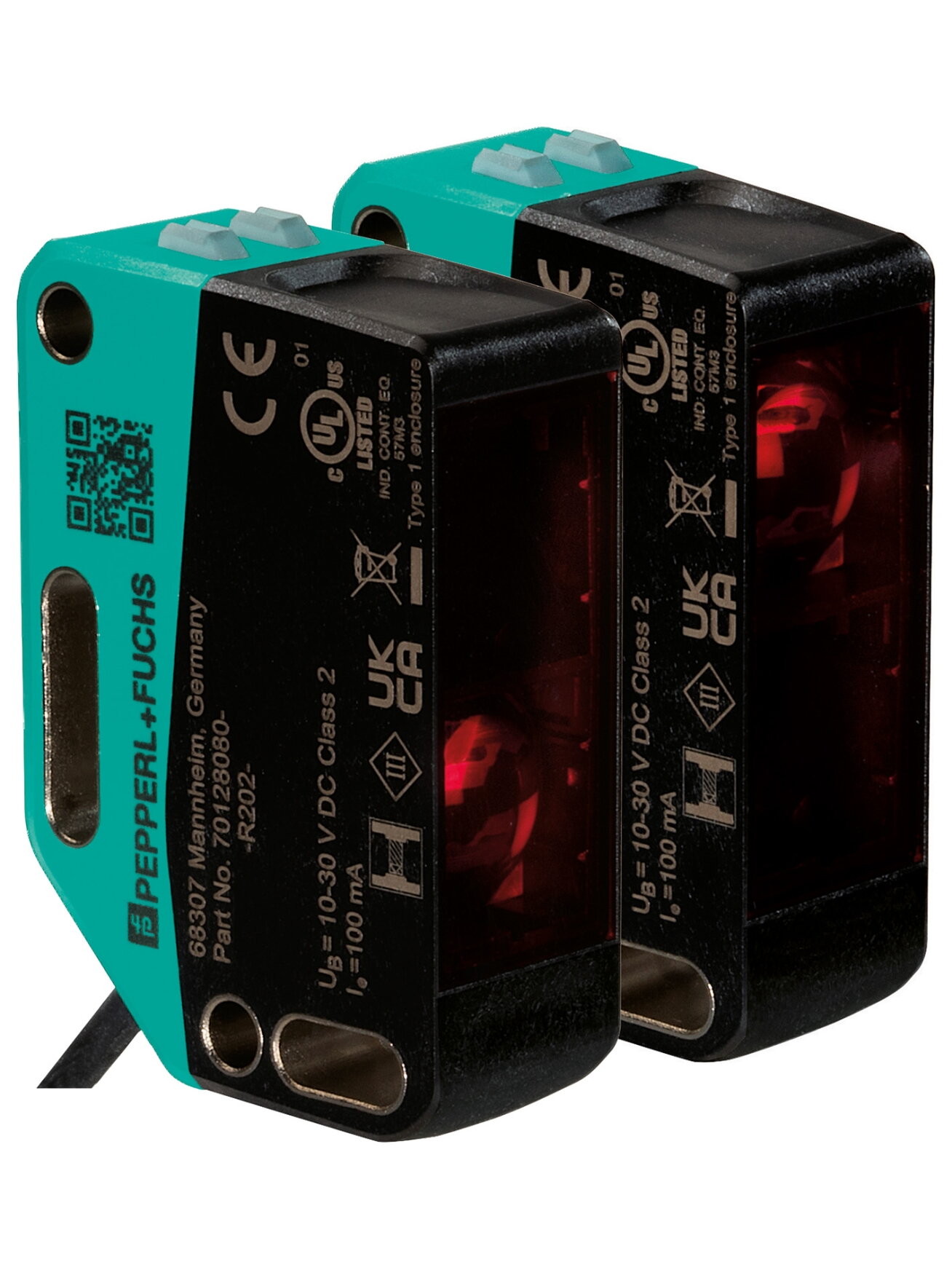 Pepperl+Fuchs OBE35M-R202-SE0-0,3M-V1 (70150822) Through-beam photoelectric sensor pair