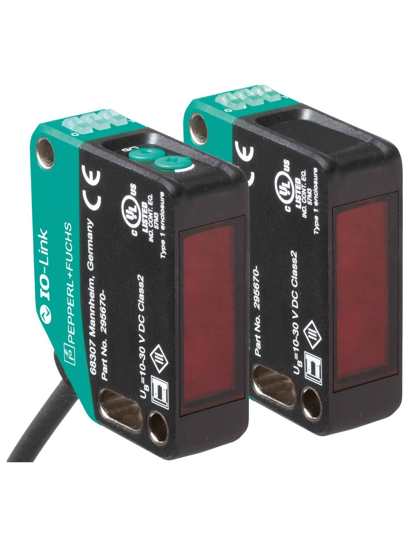 Pepperl+Fuchs OBE40M-R200-SEP-IO-0,3M-V3-L (301060) Through-beam photoelectric sensor pair