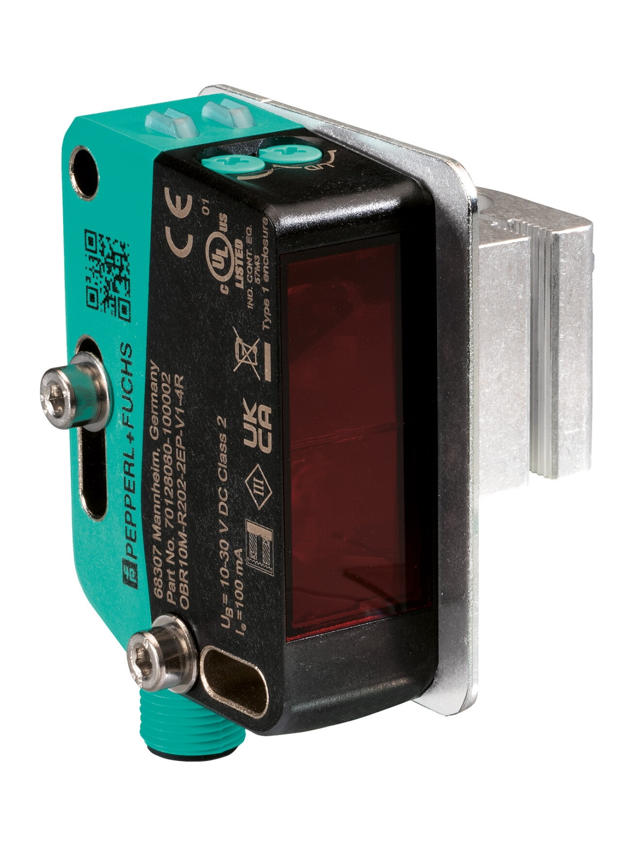 Pepperl+Fuchs OBR10M-R202-E2-V1-4R-SET (70176442) Retroreflective photoelectric sensor
