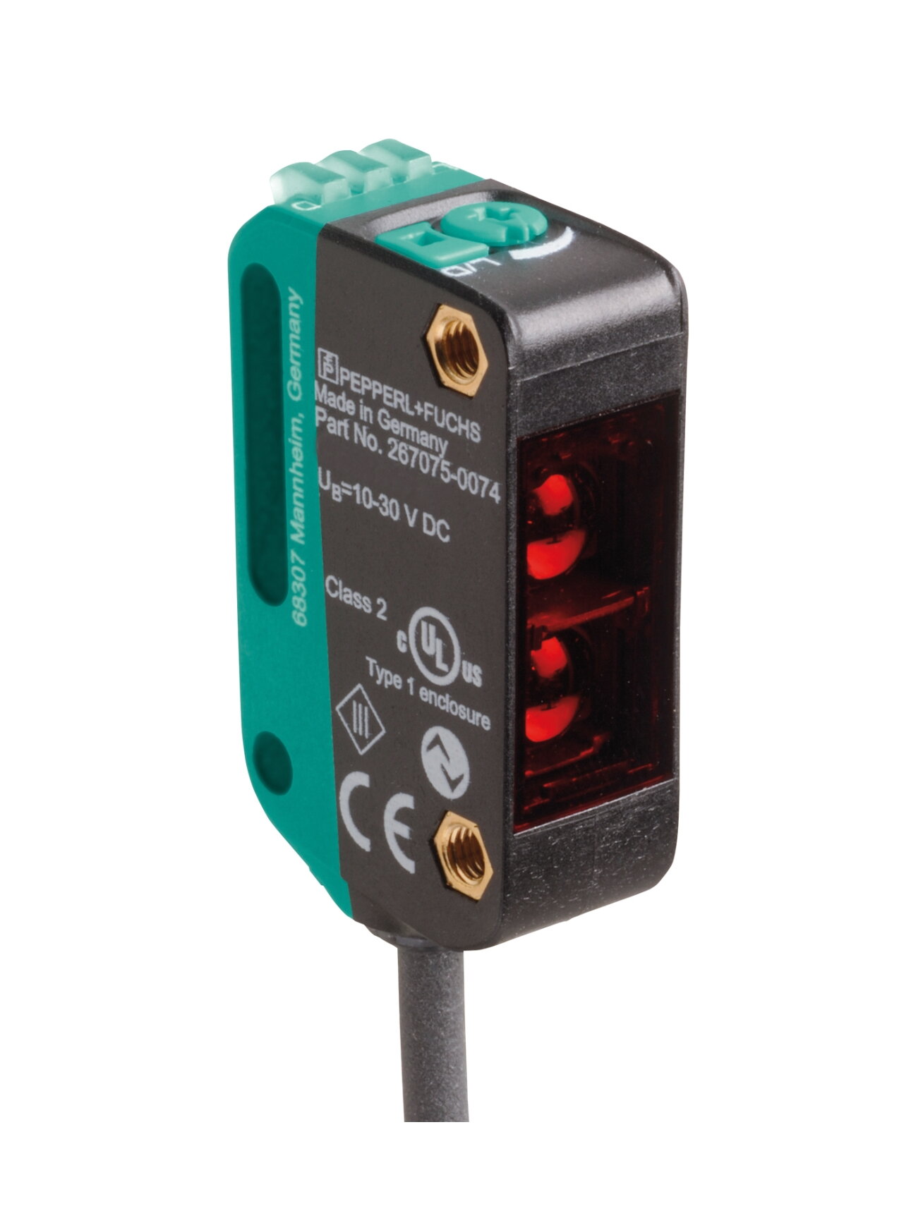 Pepperl+Fuchs OBR7500-R100-2EP1-IO (267075-100486) Retroreflective photoelectric sensor
