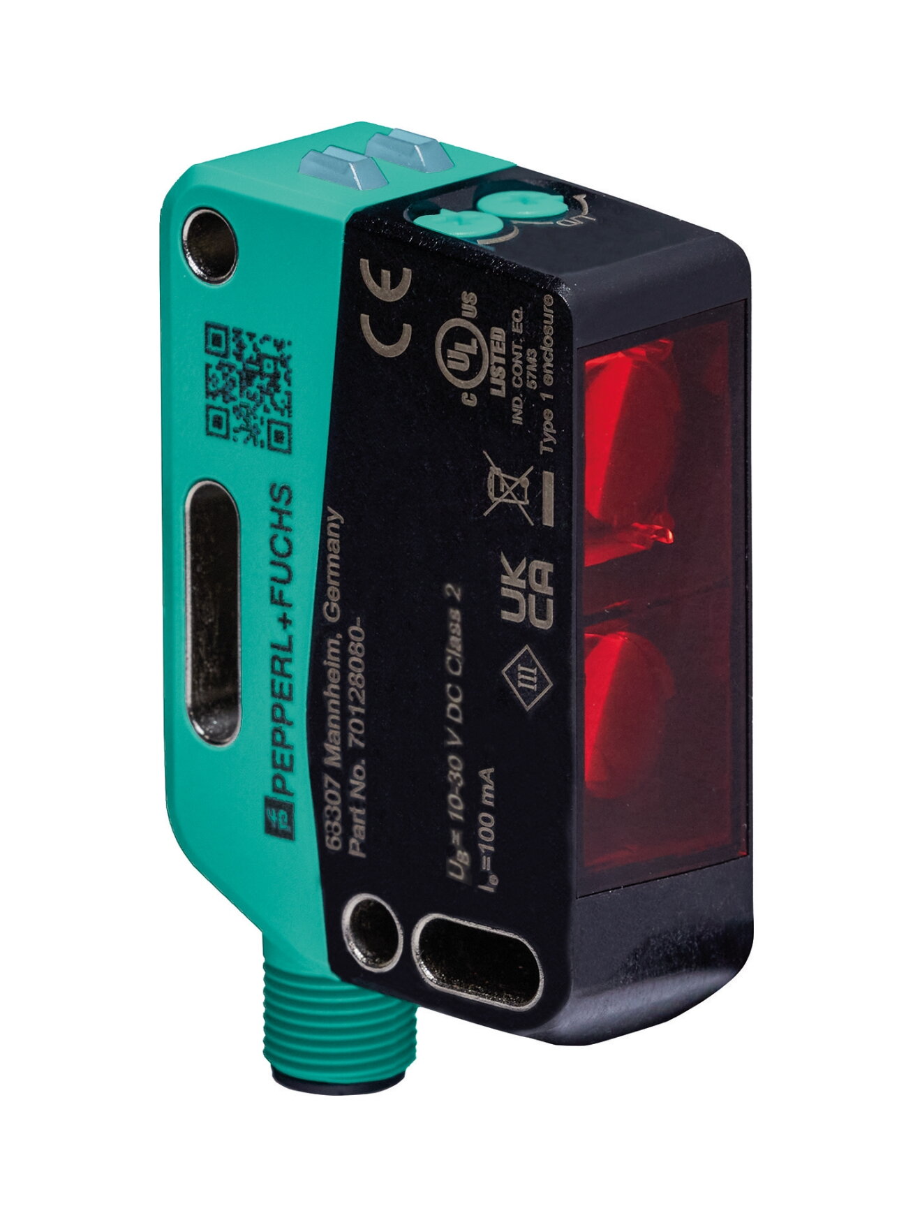 Pepperl+Fuchs OBT1250-R202-2EP-V1-IR (70128080-100080) Diffuse photoelectric sensor with background suppression (HGA)