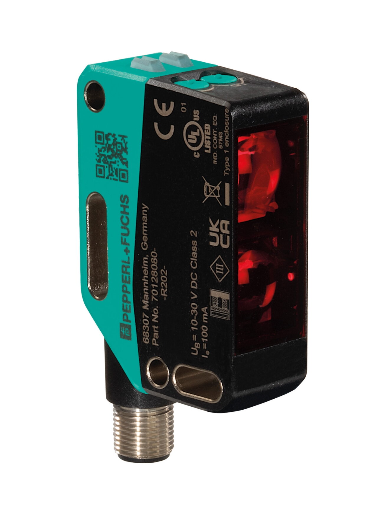 Pepperl+Fuchs OBT1250-R202-2EP-V1-Y0020 (70128080-100020) Diffuse photoelectric sensor with background suppression (HGA)