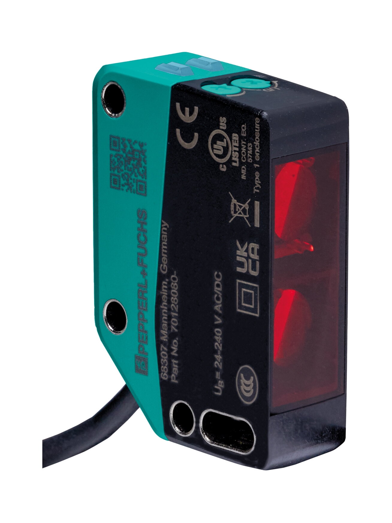 Pepperl+Fuchs OBT1250-R202-K2 (70128080-100023) Diffuse photoelectric sensor with background suppression (HGA)