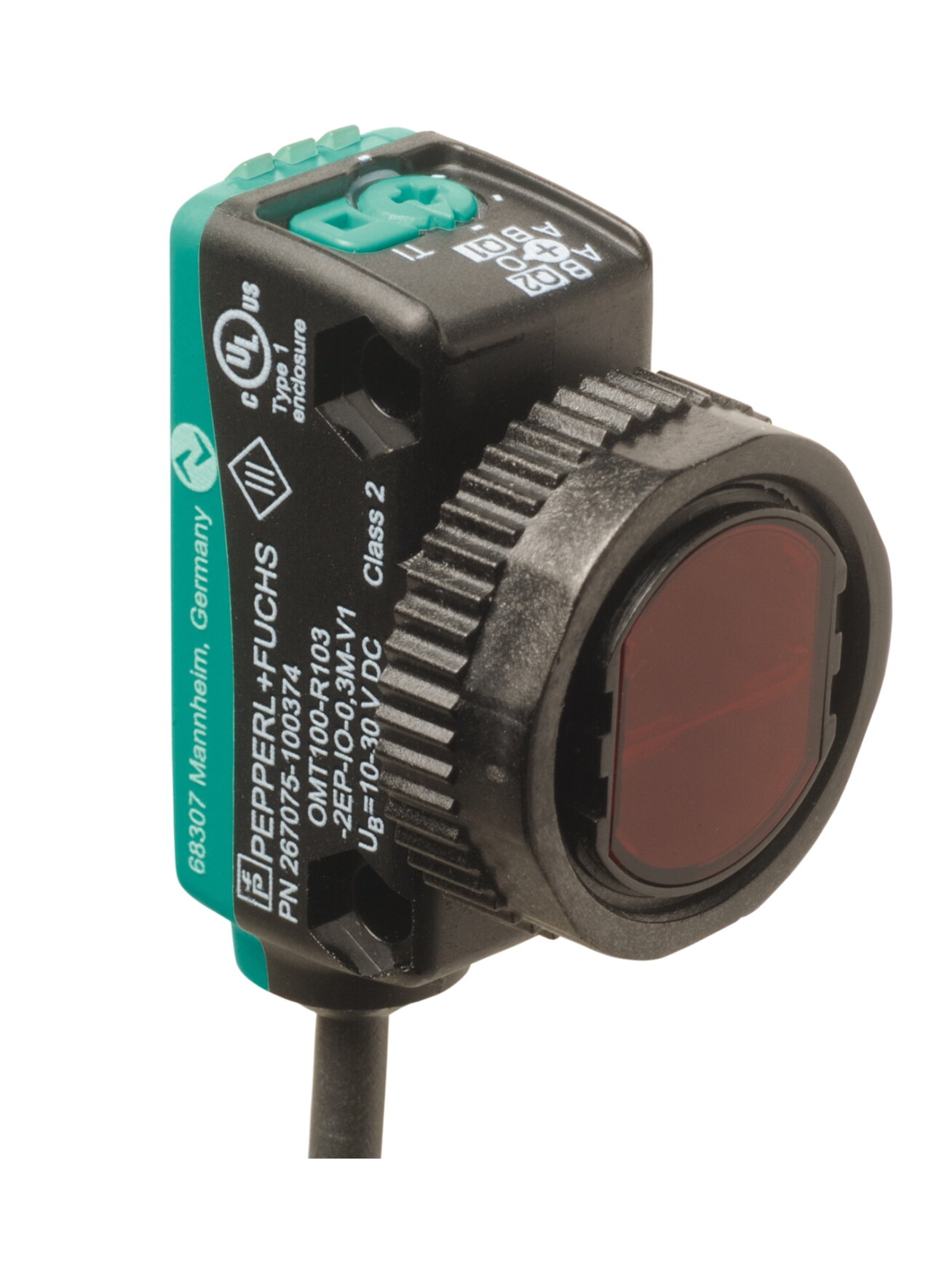 Pepperl+Fuchs OQT120-R103-2EP-IO-0,3M-V1-L (267075-100362) Diffuse photoelectric sensor with multiple sensing points (MsT)