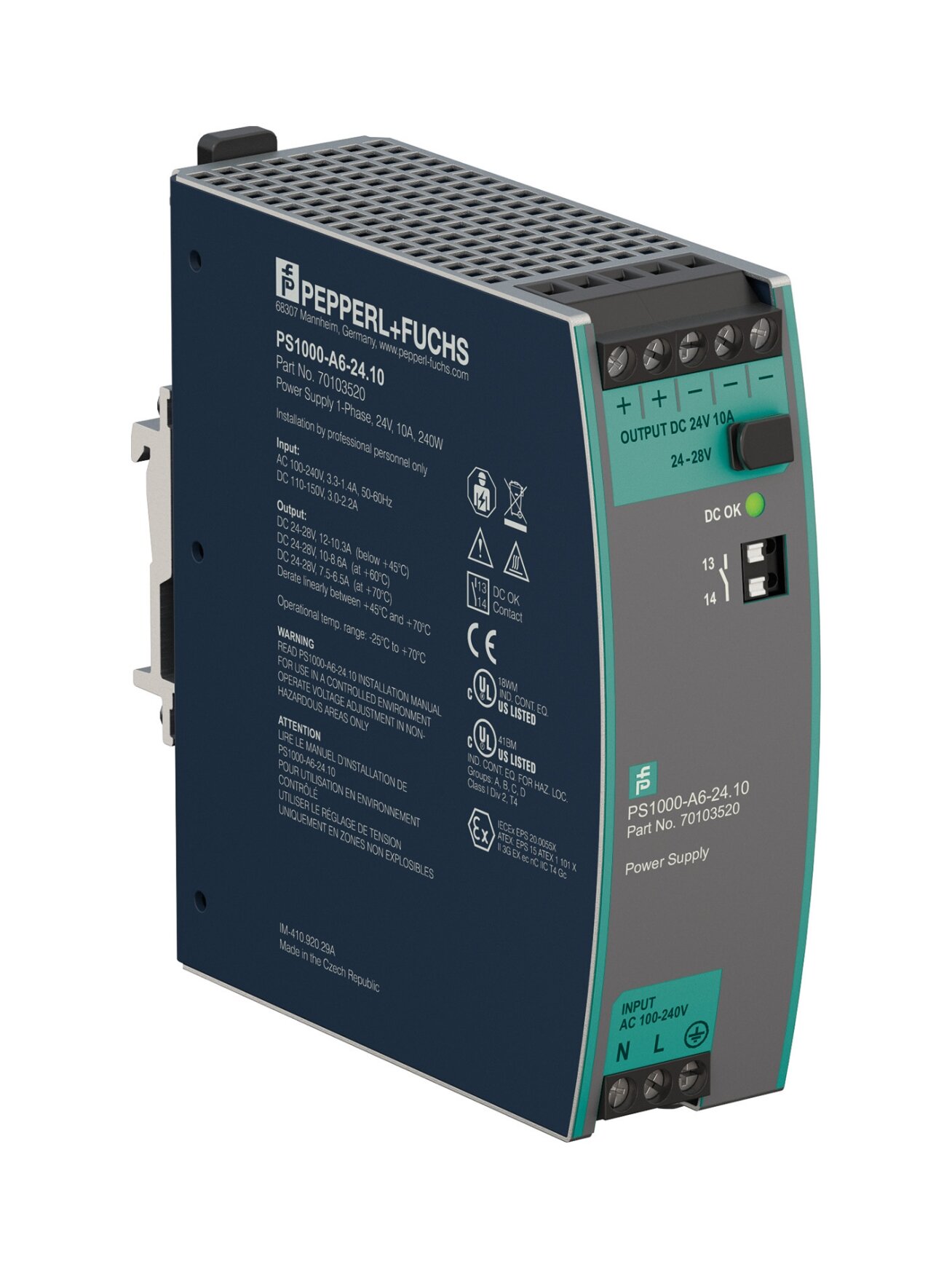 Pepperl+Fuchs PS1000-A6-24.10 (70103520) Power supply