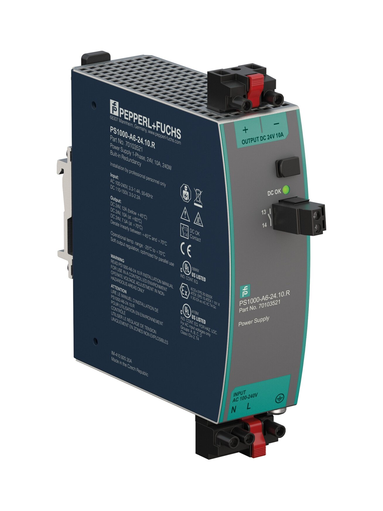 Pepperl+Fuchs PS1000-A6-24.10.R (70103521) Power supply