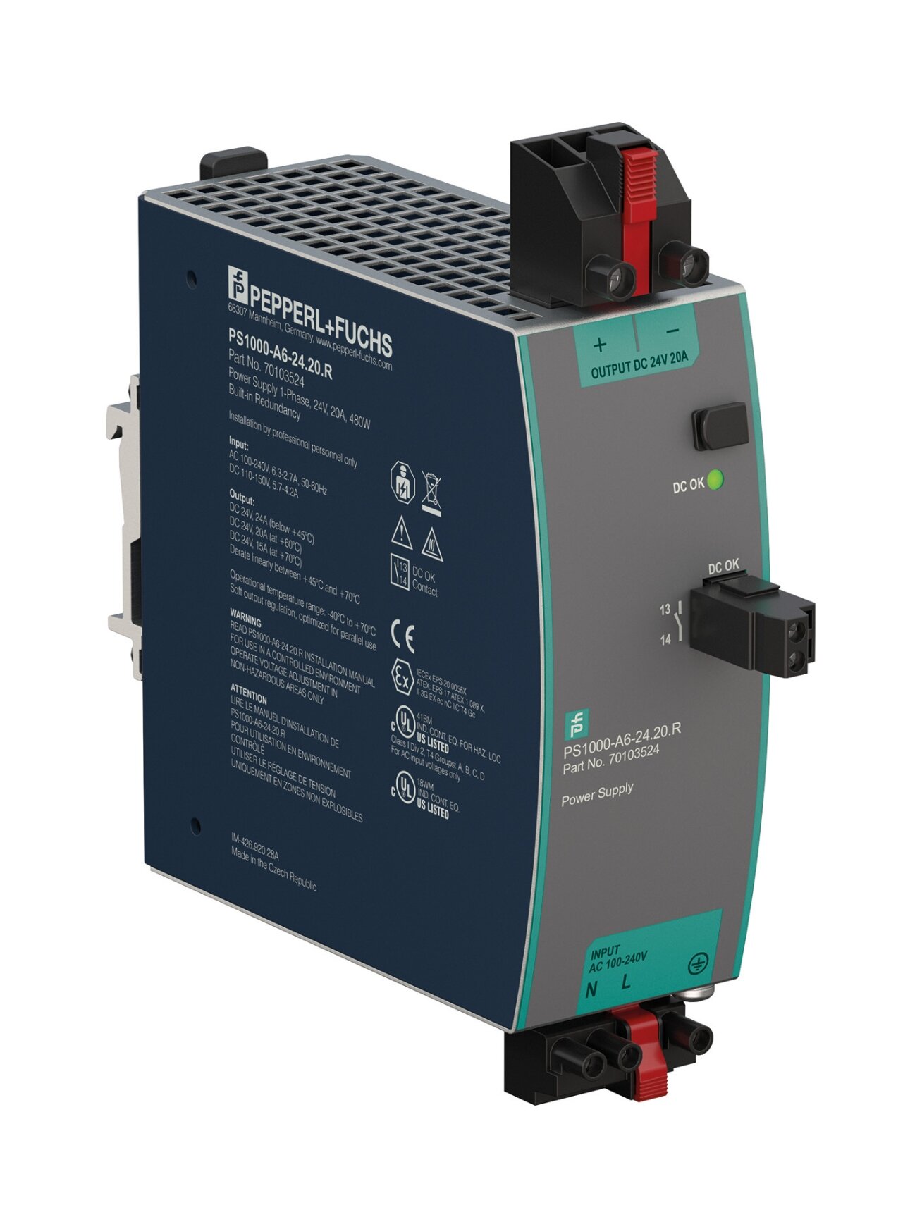 Pepperl+Fuchs PS1000-A6-24.20.R (70103524) Power supply