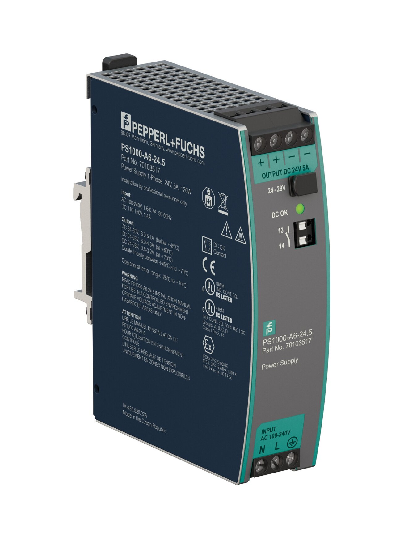 Pepperl+Fuchs PS1000-A6-24.5 (70103517) Power supply