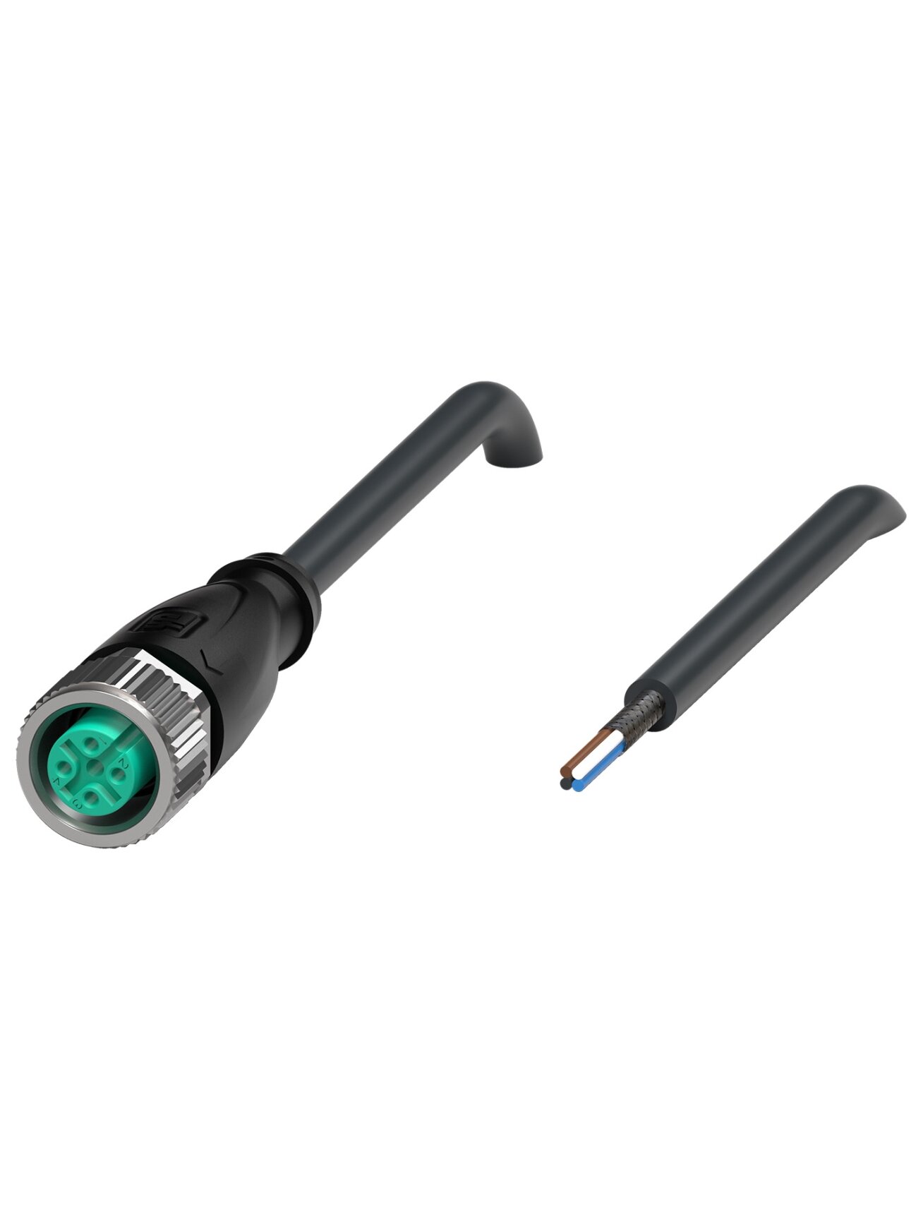 Pepperl+Fuchs V1-G-BK10M-PUR-U/ABG (240004-100033) Cable socket Pepperl+Fuchs V1-G-BK10M-PUR-U/ABG (240004-100033) Cable socket