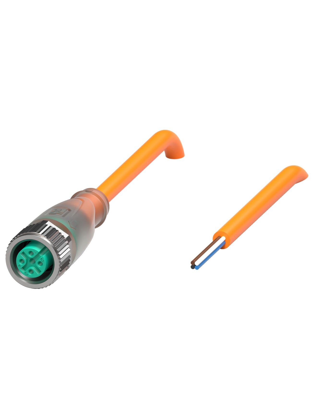 Pepperl+Fuchs V1-G-E8W-OR1,5M-POC (224712) Cable socket