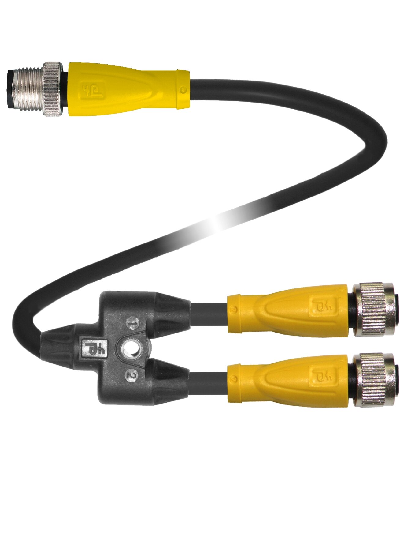 Pepperl+Fuchs V1-G-S-3/7M-T-0,6M-PUR-A-V1-G (256590) Y-connection cable