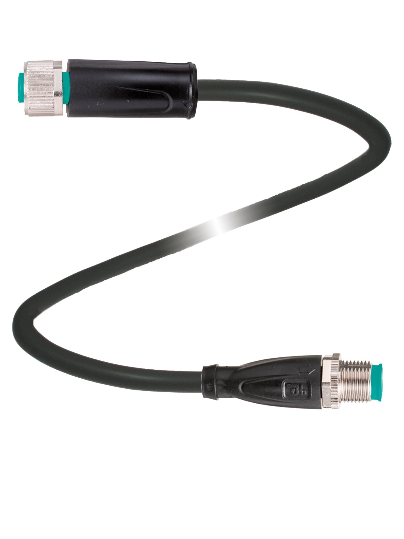 Pepperl+Fuchs V1-GX-R-BK1M-PUR-V1-G-YWSN (70190274) Extension cable