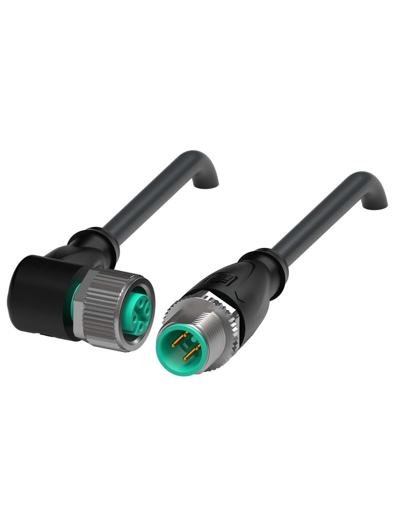 Pepperl+Fuchs V1-W-BK1M-PUR-O1S-V1-G (70142171-100032) M12 screw-lock cordset Pepperl+Fuchs V1-W-BK1M-PUR-O1S-V1-G (70142171-100032) M12 screw-lock cordset