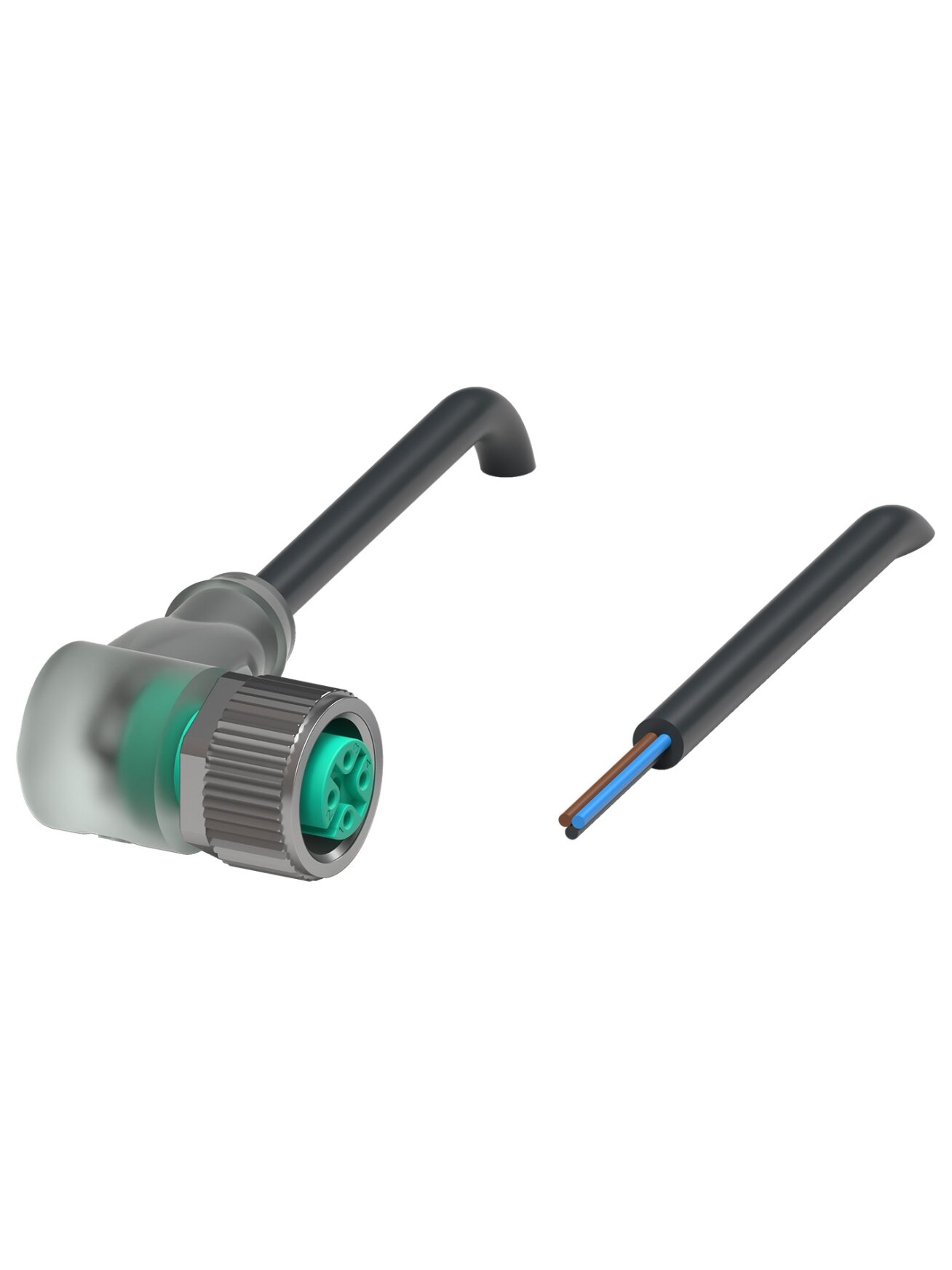 Pepperl+Fuchs V1-W-E2-BK20M-PUR-U (223117) Cable socket