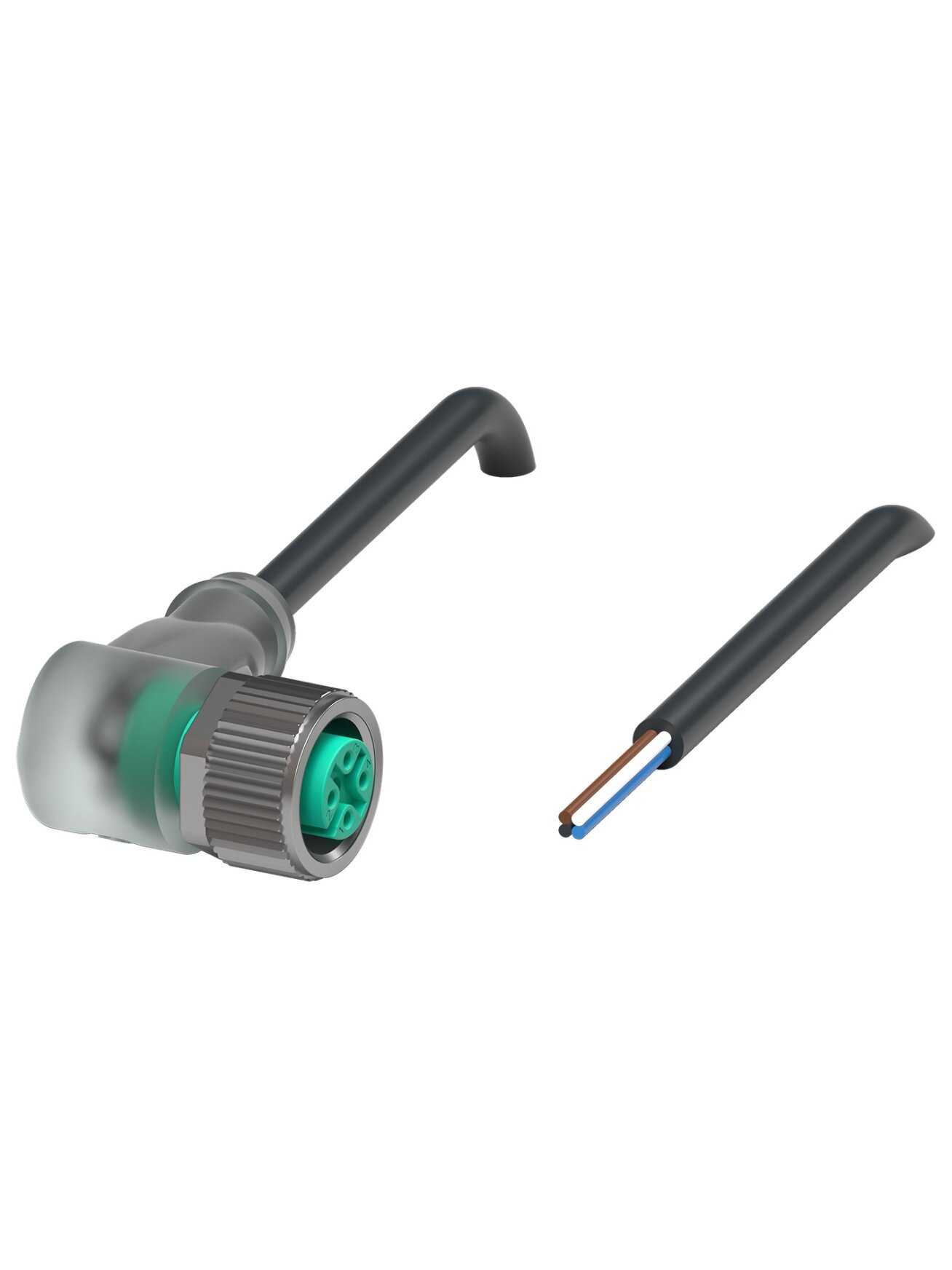 Pepperl+Fuchs V1-W-E8-BK3M-PUR-U (240003-100005) Cable socket