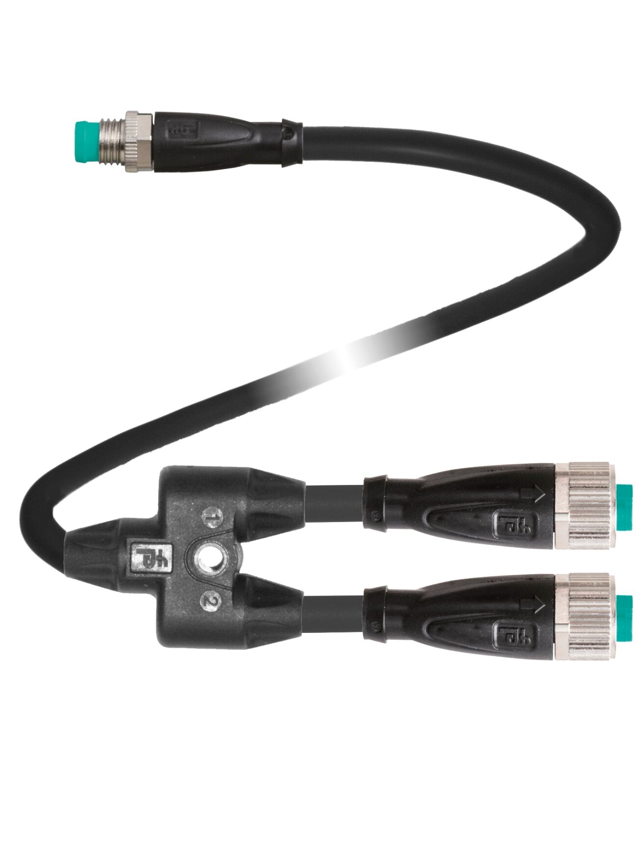 Pepperl+Fuchs V11-G-0,3M-PUR-U-T-0,3M-V31-GM (70168308) Y-splitter cordset Pepperl+Fuchs V11-G-0,3M-PUR-U-T-0,3M-V31-GM (70168308) Y-splitter cordset
