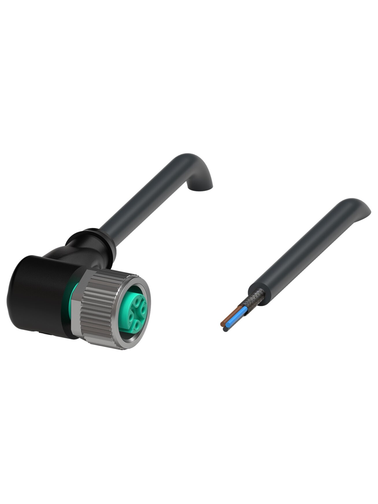 Pepperl+Fuchs V11-W-BK10M-PUR-ABG (239178) Cable socket